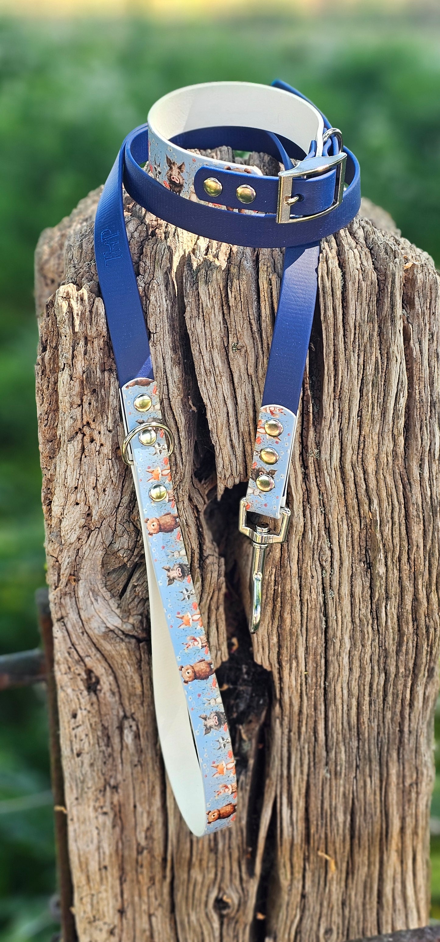 Forest Friends Waterproof BioThane® Dog Collar