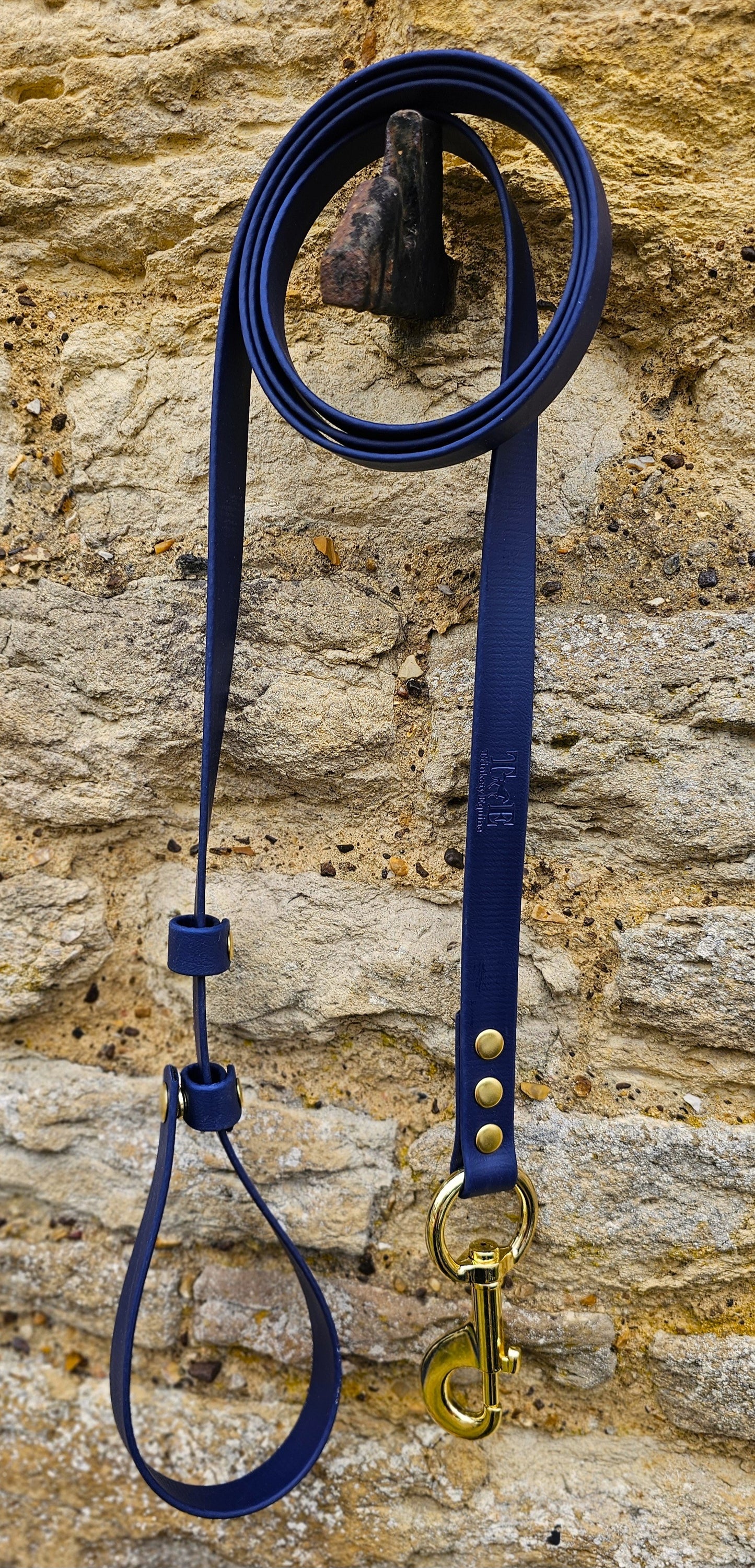 Navy - Waterproof BioThane® Horse break-away Lead Lines