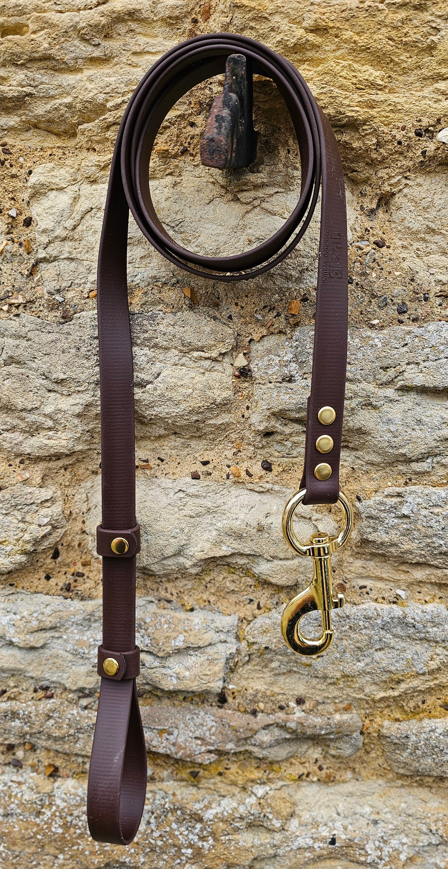 Dark Brown - Waterproof BioThane® Horse break-away Lead Lines