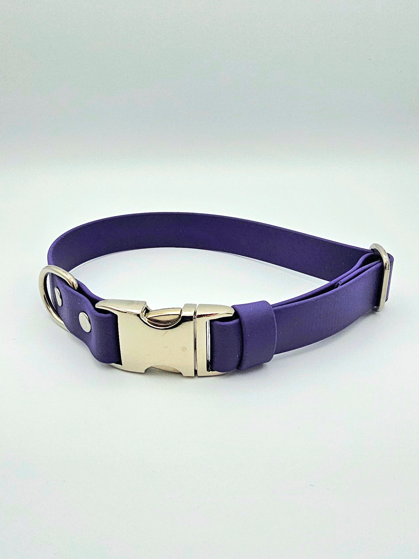 Purple Waterproof BioThane® Quick Release Dog Collar