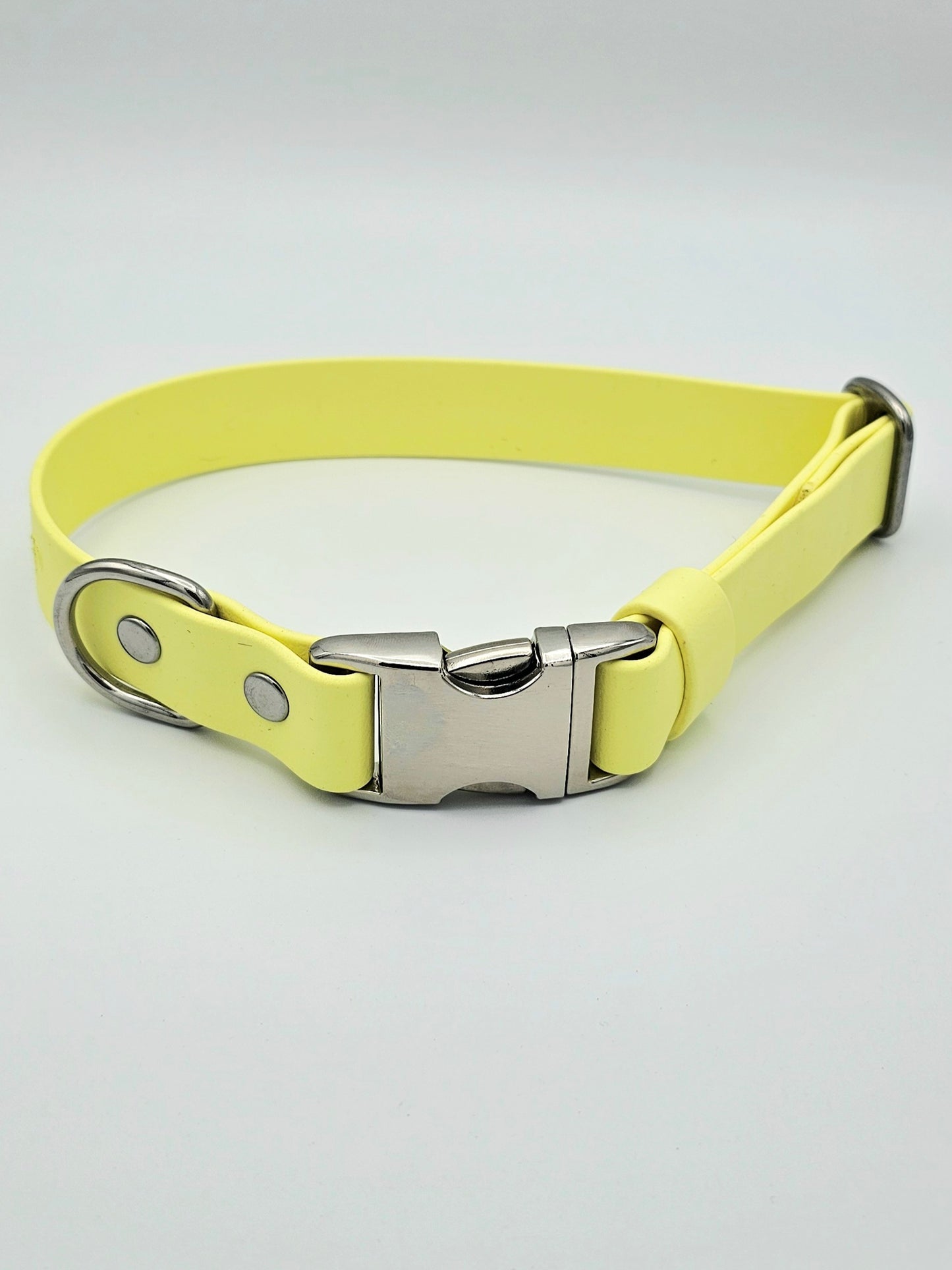 Lemon Waterproof BioThane® Quick Release Dog Collar