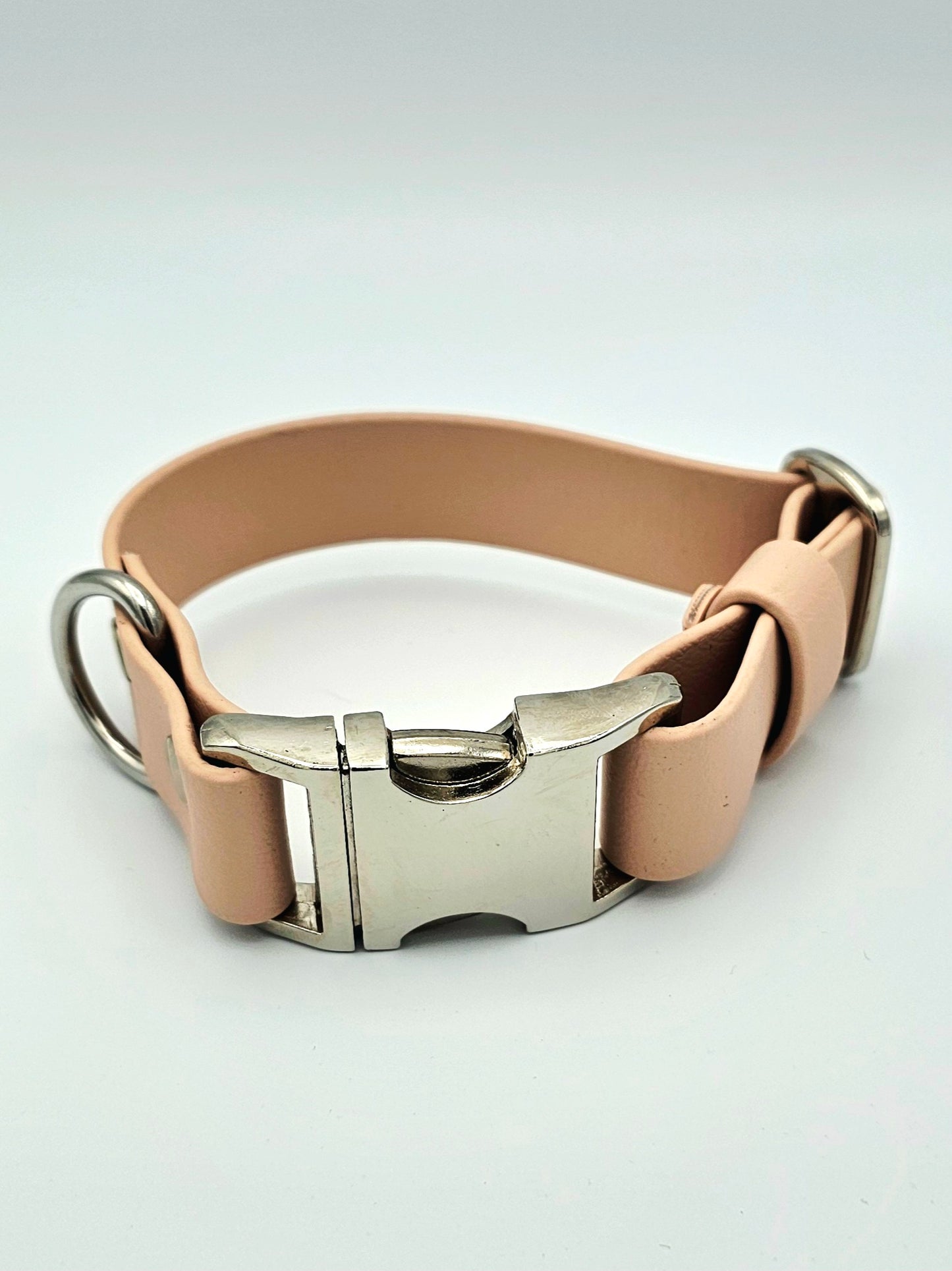 Powder Pearl Waterproof BioThane® Quick Release Dog Collar