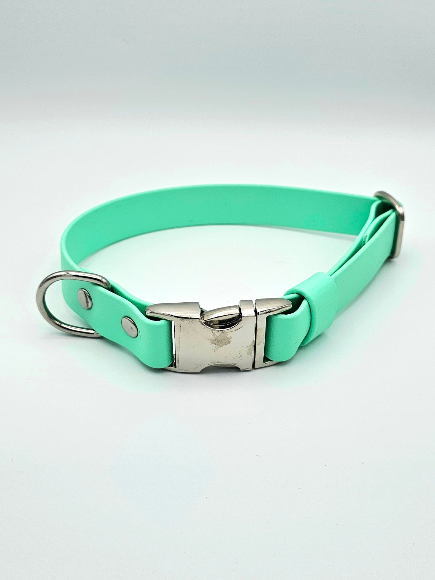 Mint Waterproof BioThane® Quick Release Dog Collar