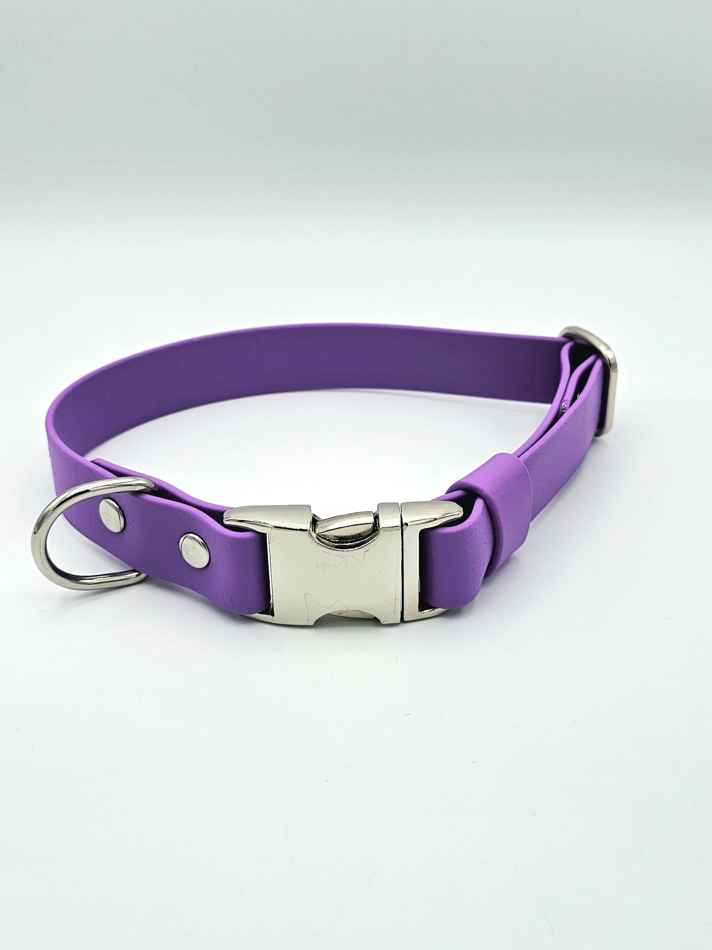 Amethyst Waterproof BioThane® Quick Release Dog Collar