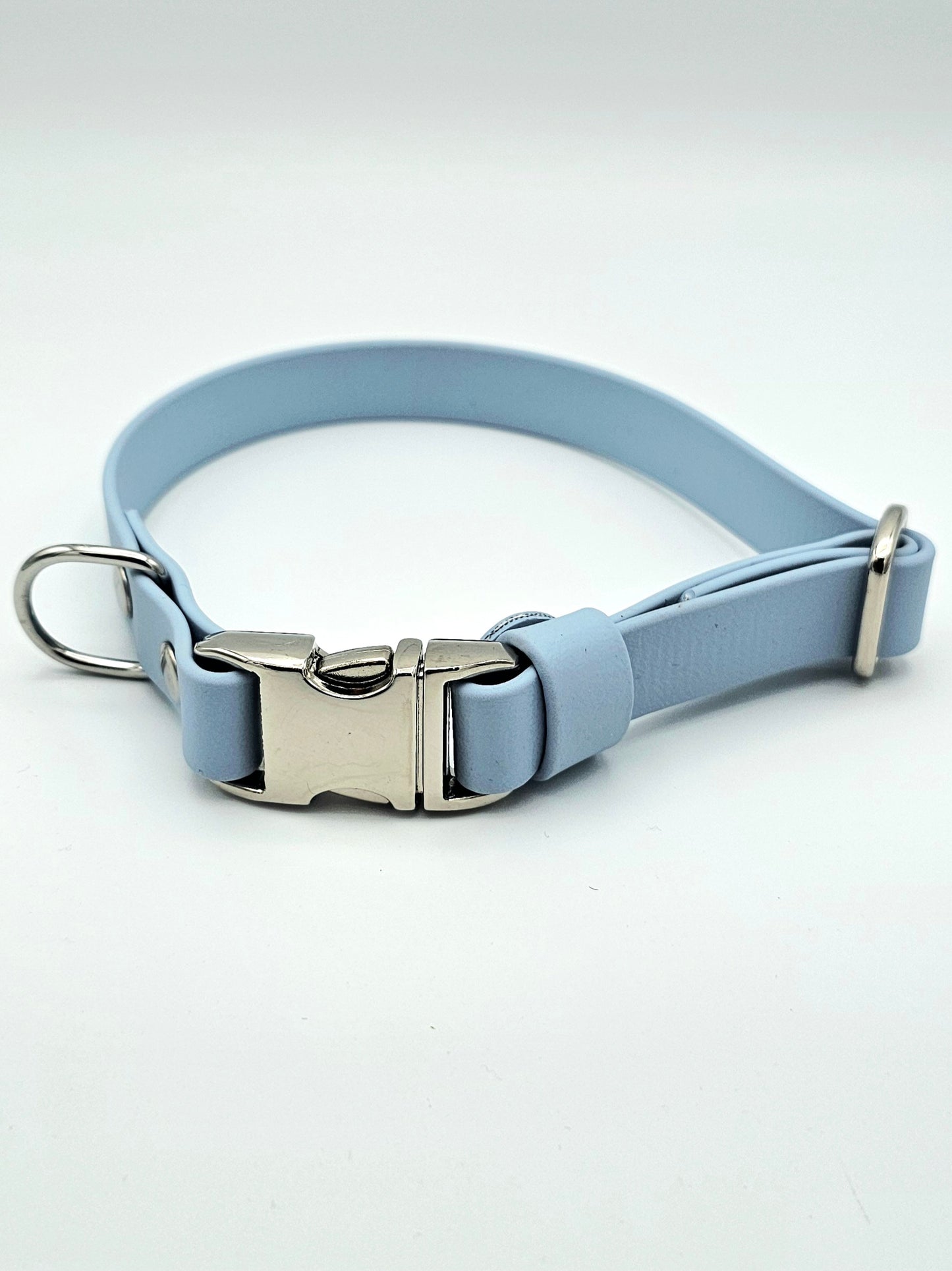Baby Blue Waterproof BioThane® Quick Release Dog Collar