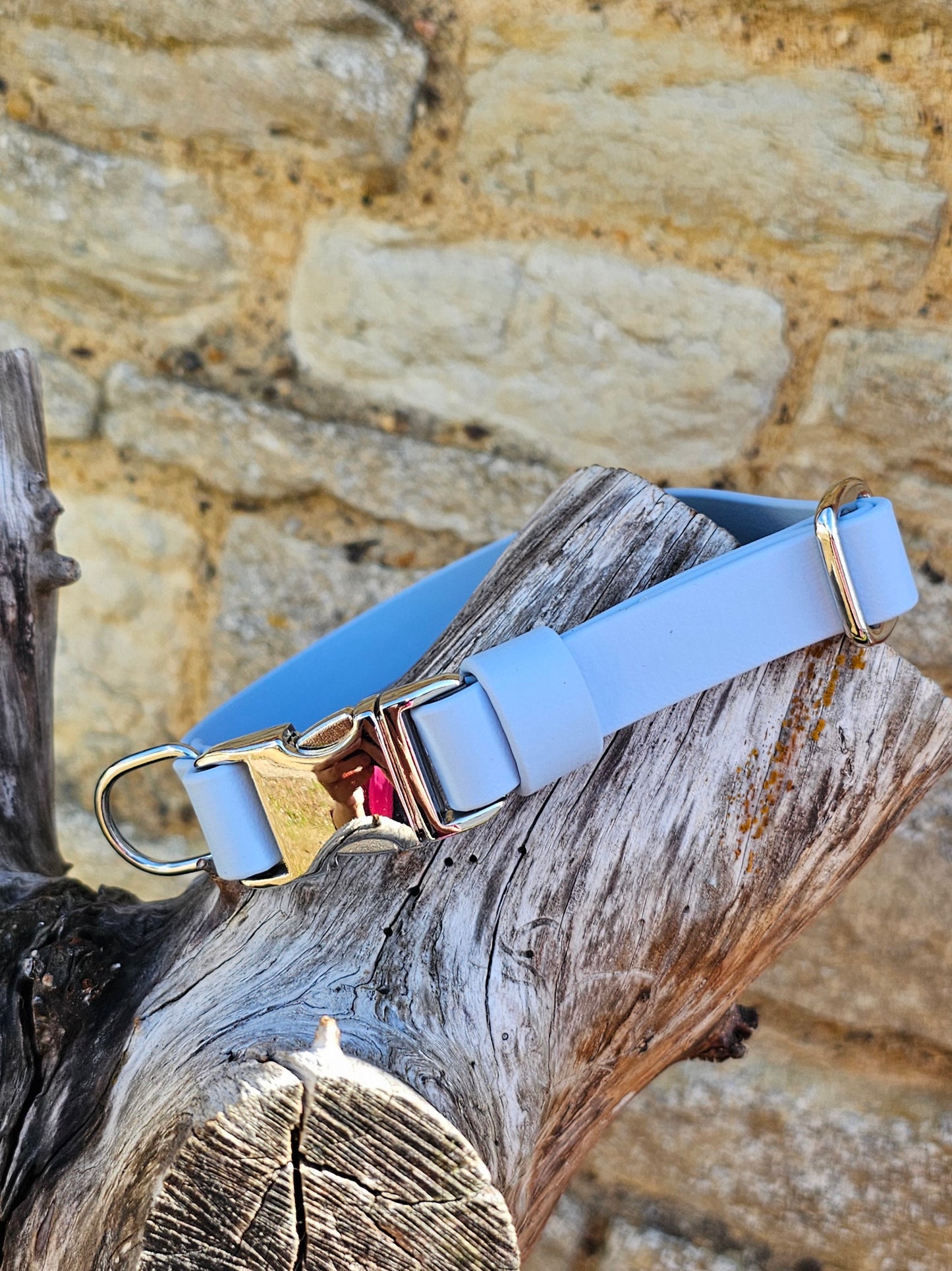 Baby Blue Waterproof BioThane® Quick Release Dog Collar