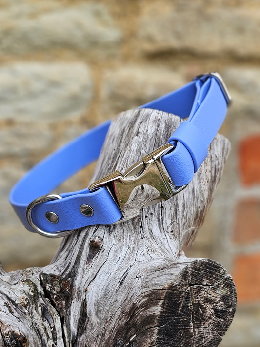 Periwinkle Waterproof BioThane® Quick Release Dog Collar