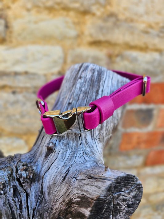 Magenta Waterproof BioThane® Quick Release Dog Collar