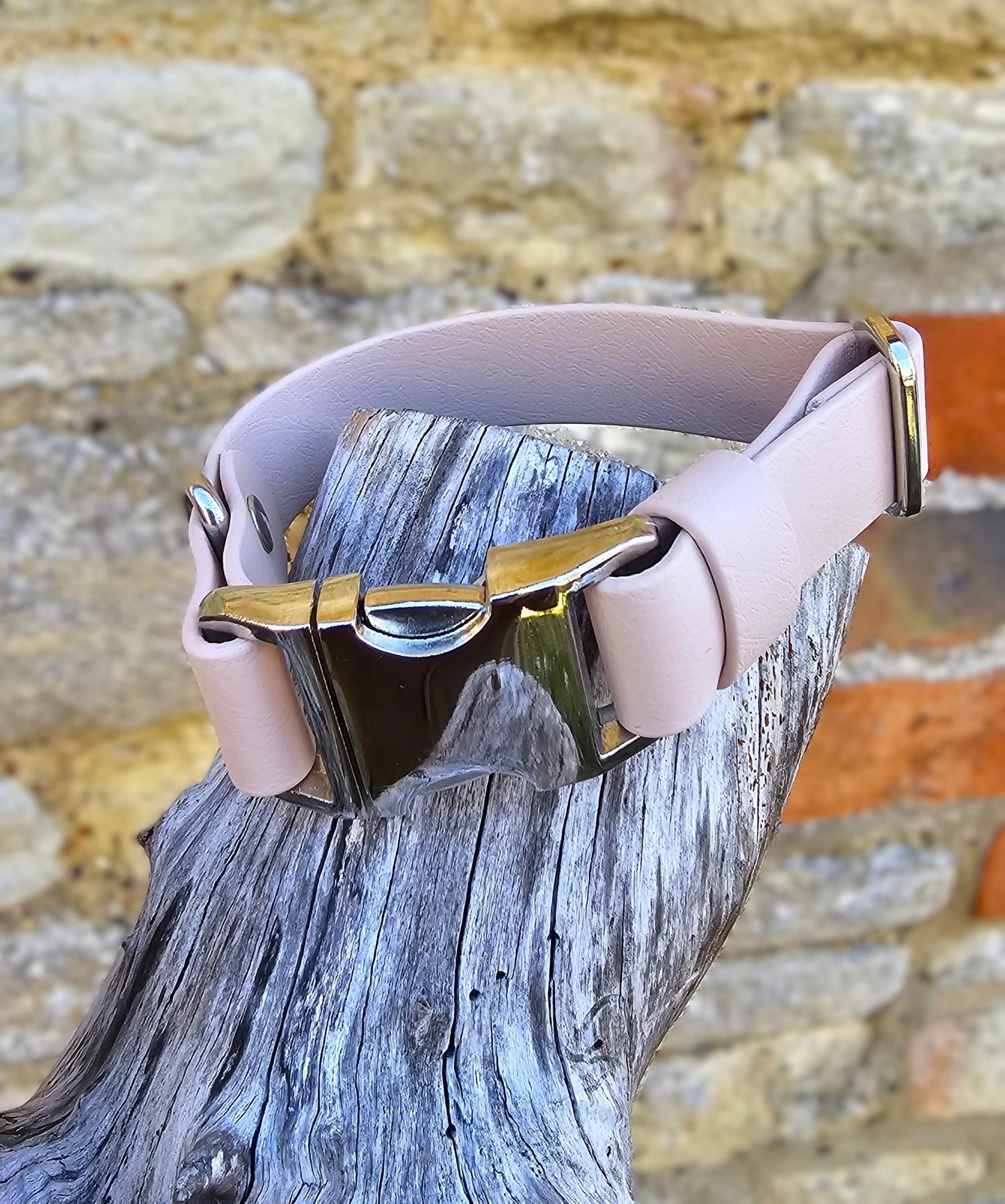 Powder Pearl Waterproof BioThane® Quick Release Dog Collar