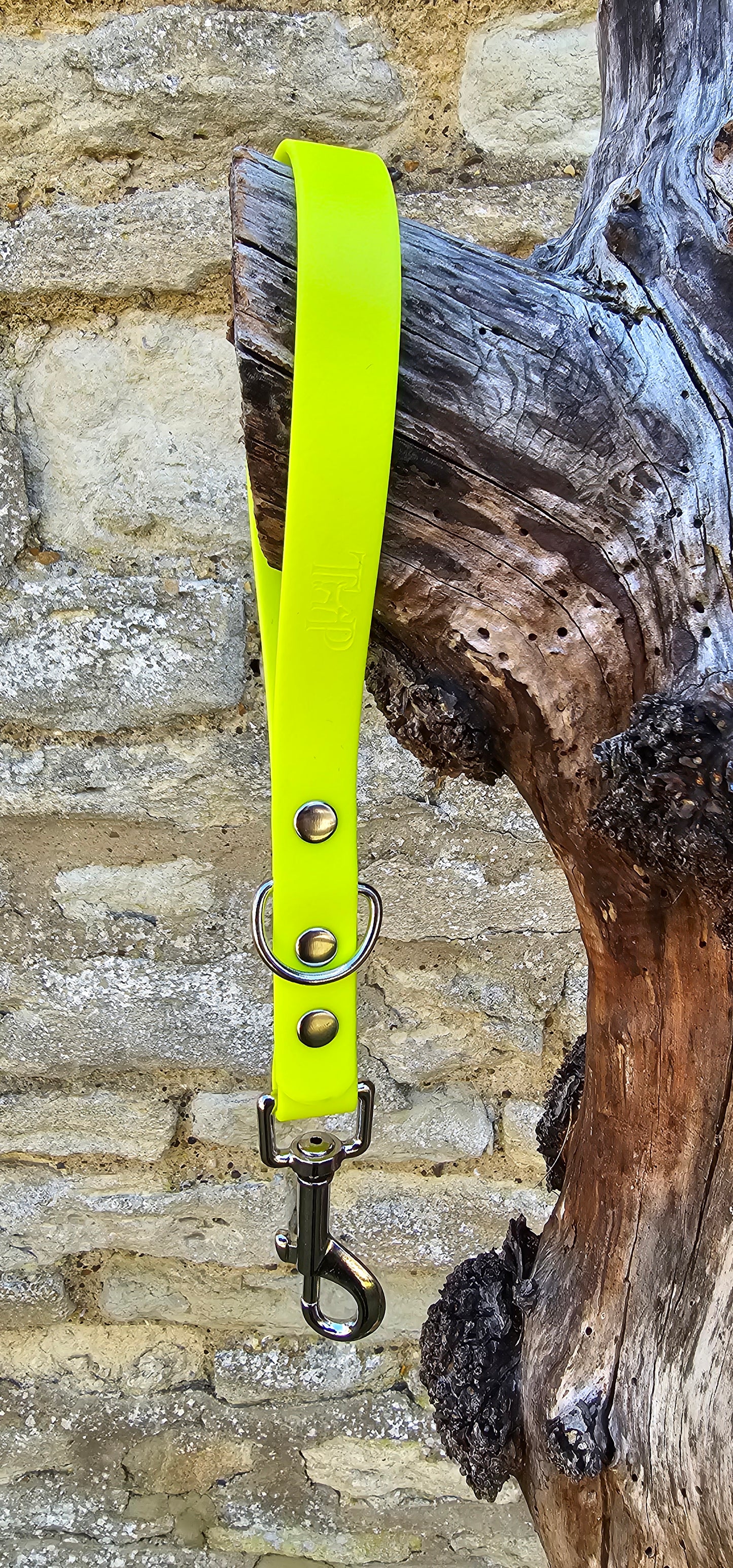 Neon Yellow - Waterproof BioThane® Traffic Handle – Dog Traffic Leash