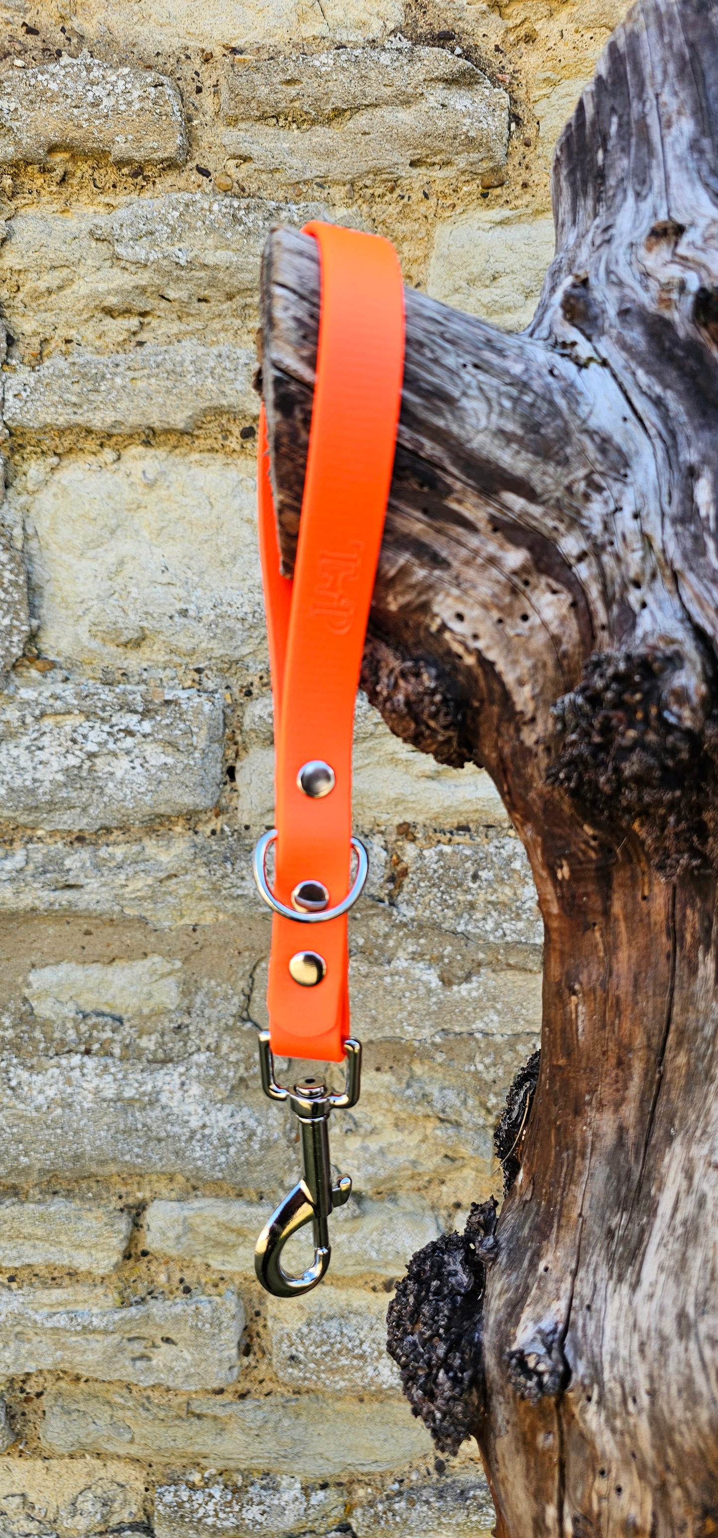 Neon Orange - Waterproof BioThane® Traffic Handle – Dog Traffic Leash