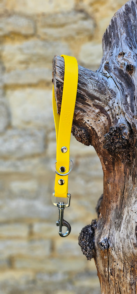 Yellow - Waterproof BioThane® Traffic Handle – Dog Traffic Leash