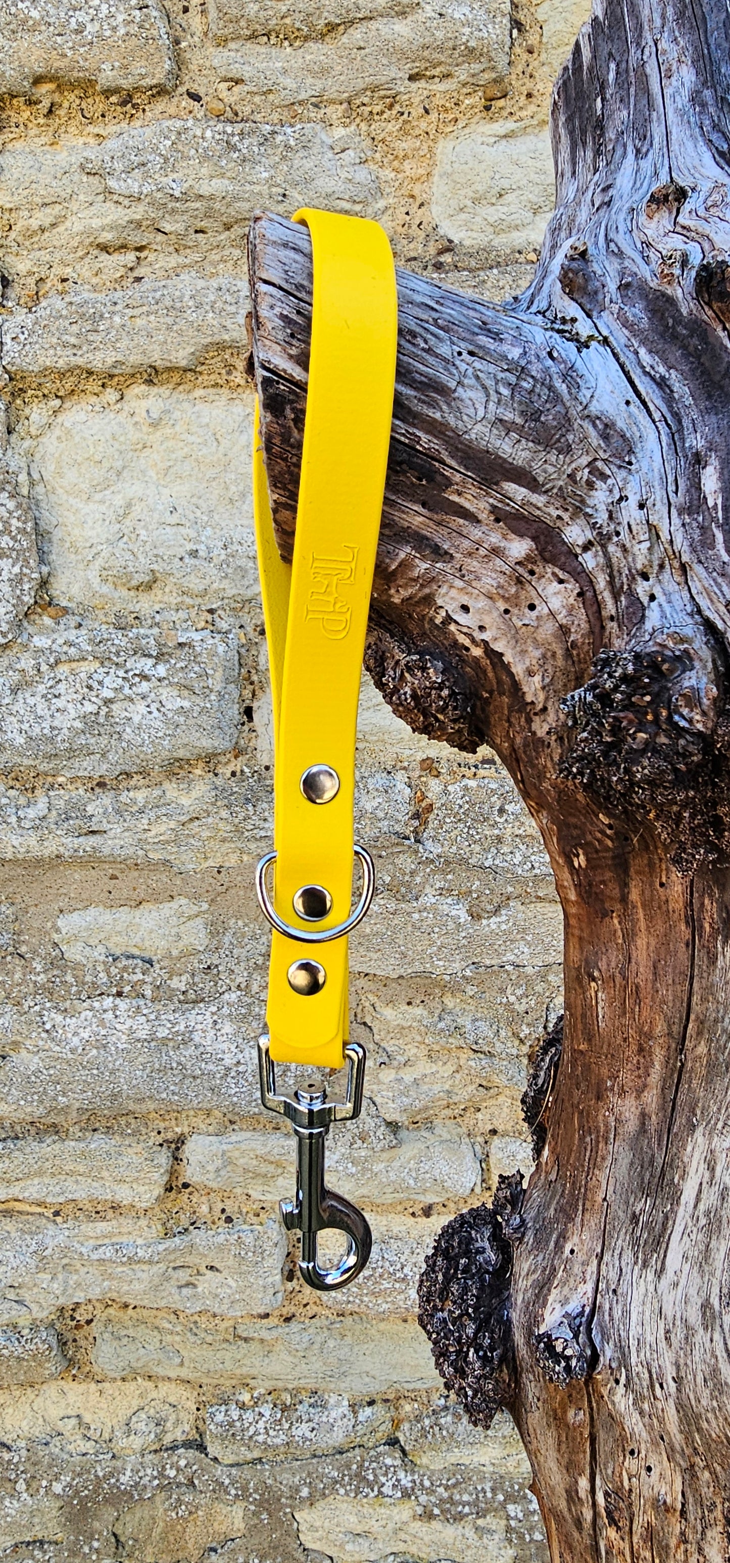 Yellow - Waterproof BioThane® Traffic Handle – Dog Traffic Leash