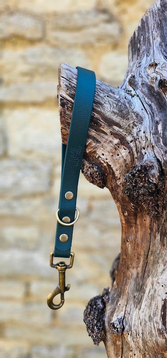 Dark Green - Waterproof BioThane® Traffic Handle – Dog Traffic Leash