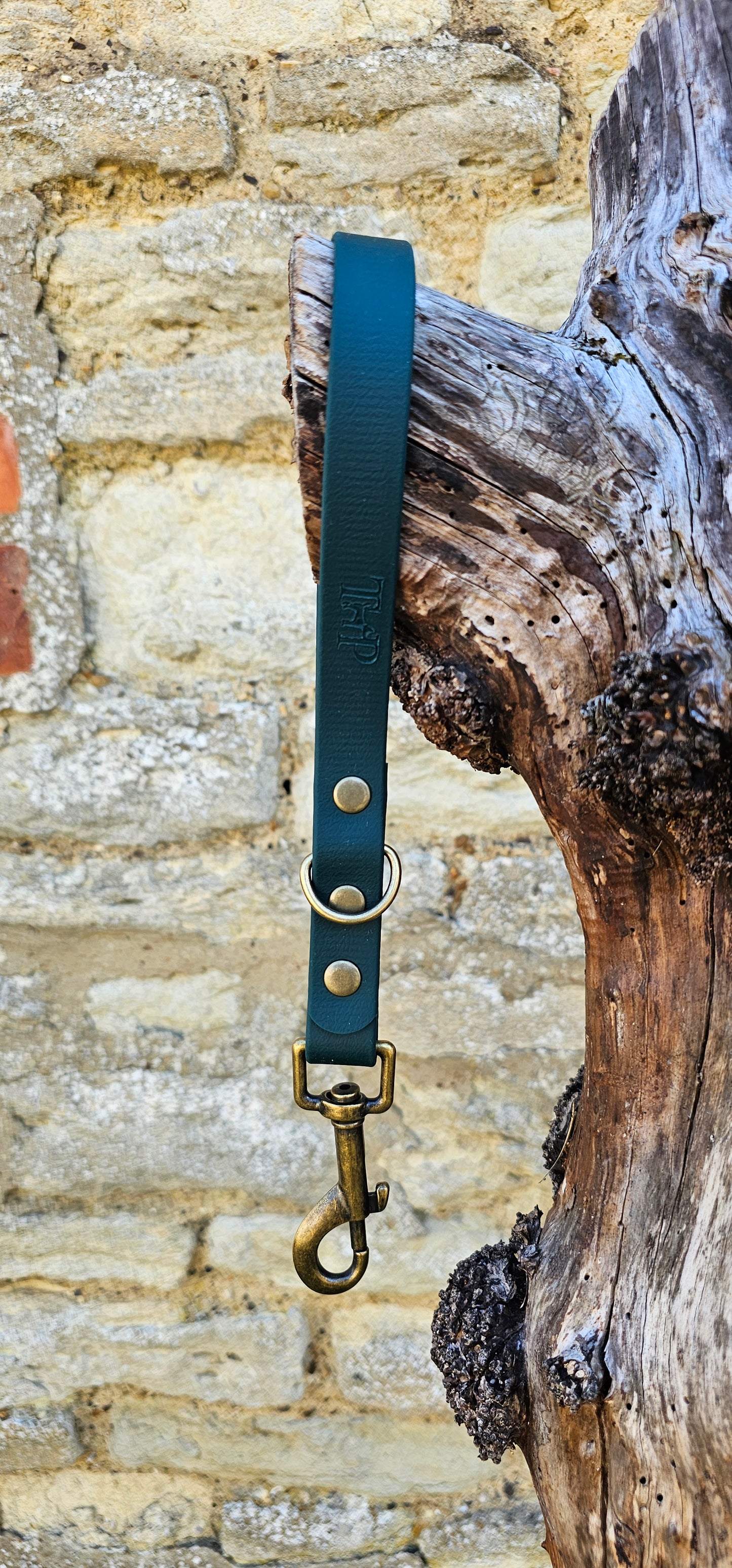 Dark Green - Waterproof BioThane® Traffic Handle – Dog Traffic Leash