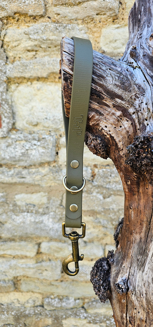 Olive - Waterproof BioThane® Traffic Handle – Dog Traffic Leash