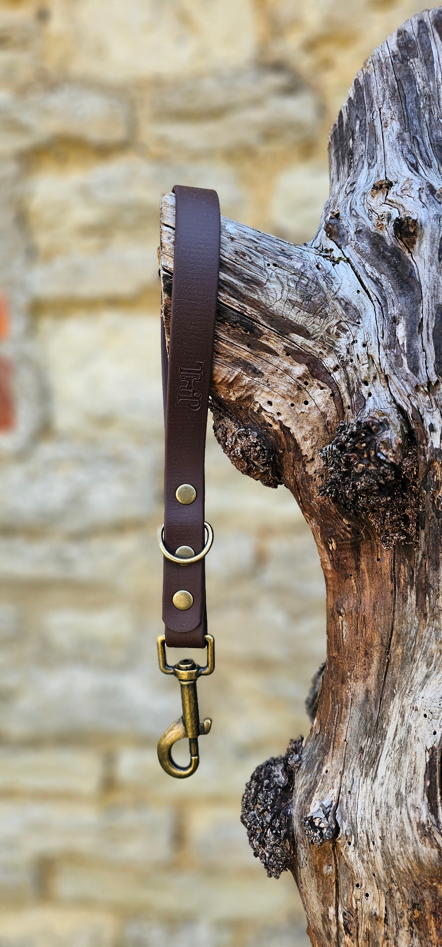 Dark Brown - Waterproof BioThane® Traffic Handle – Dog Traffic Leash