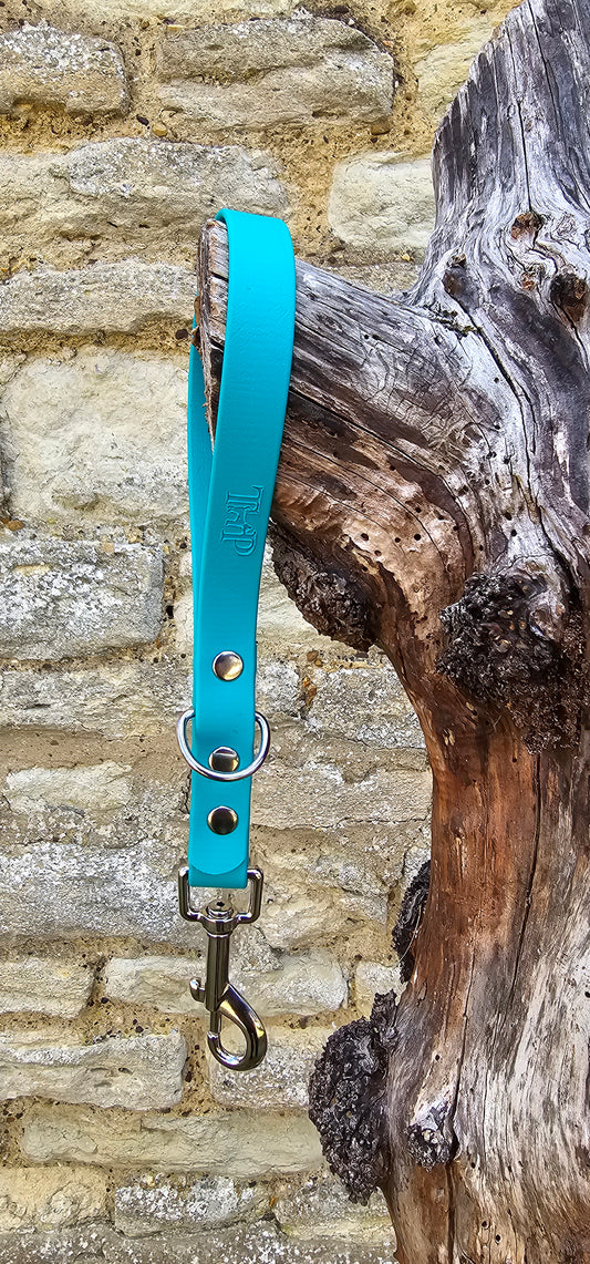 Teal - Waterproof BioThane® Traffic Handle – Dog Traffic Leash