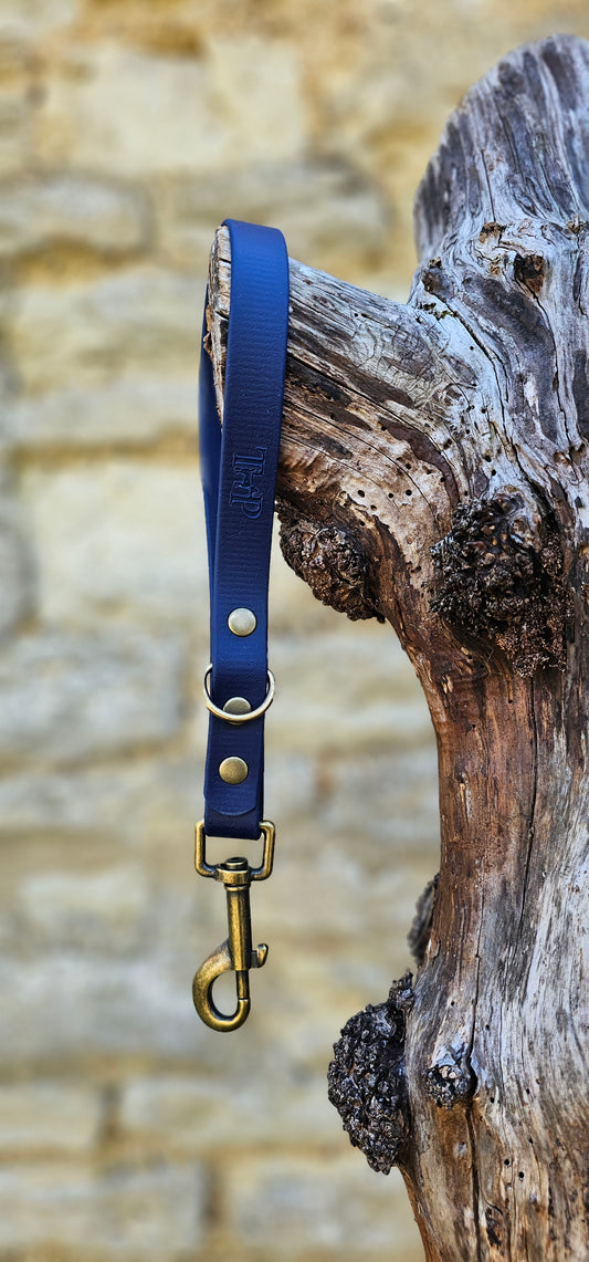 Navy - Waterproof BioThane® Traffic Handle – Dog Traffic Leash