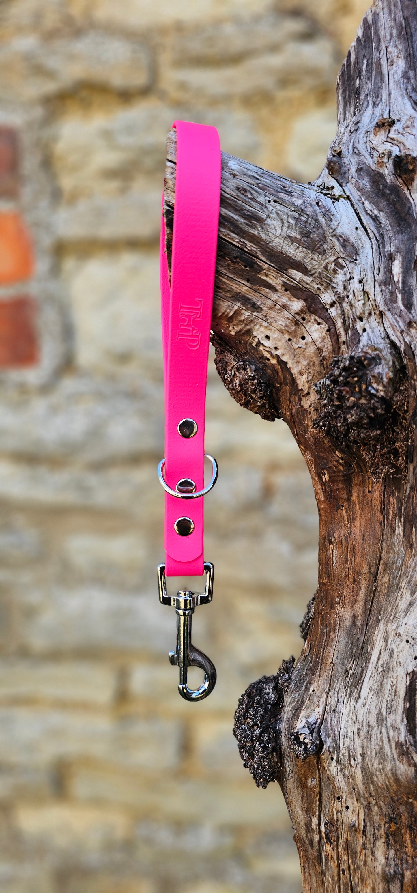 Neon Pink - Waterproof BioThane® Traffic Handle – Dog Traffic Leash