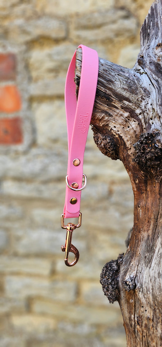 Baby Pink - Waterproof BioThane® Traffic Handle – Dog Traffic Leash