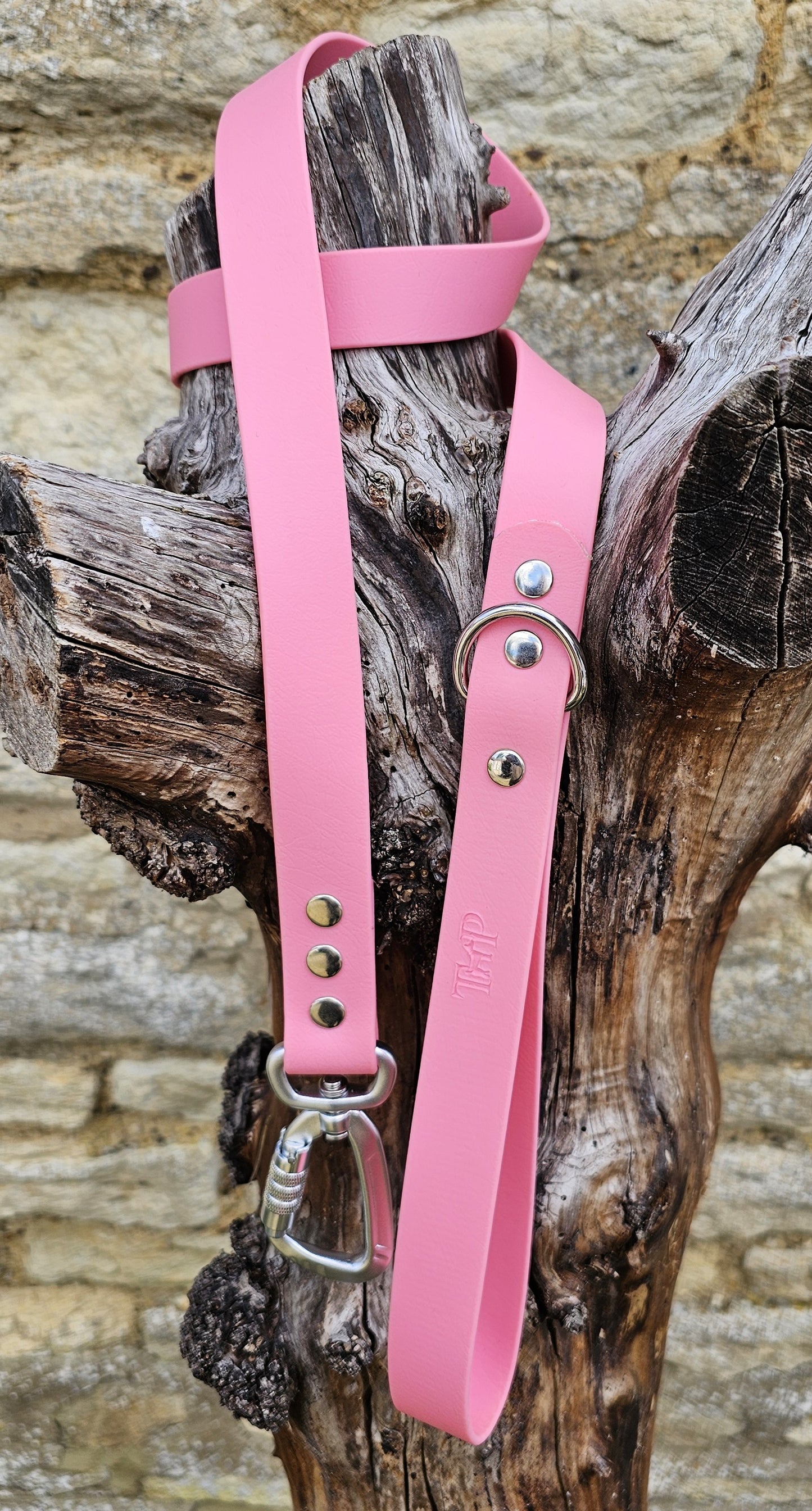 Baby Pink Waterproof BioThane© Dog Lead