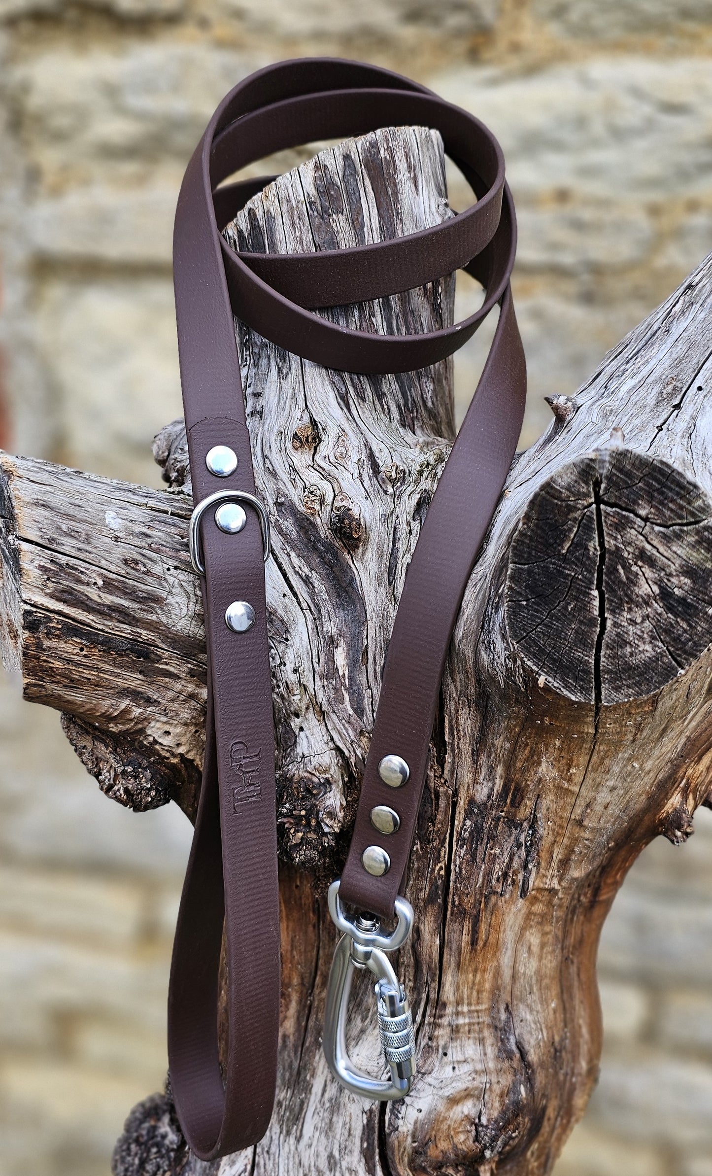 Dark Brown Waterproof BioThane© Dog Lead