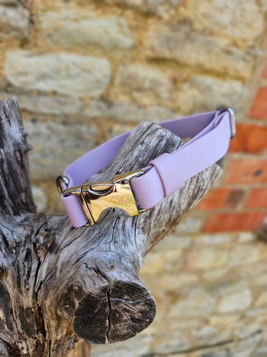 Lilac Waterproof BioThane® Quick Release Dog Collar