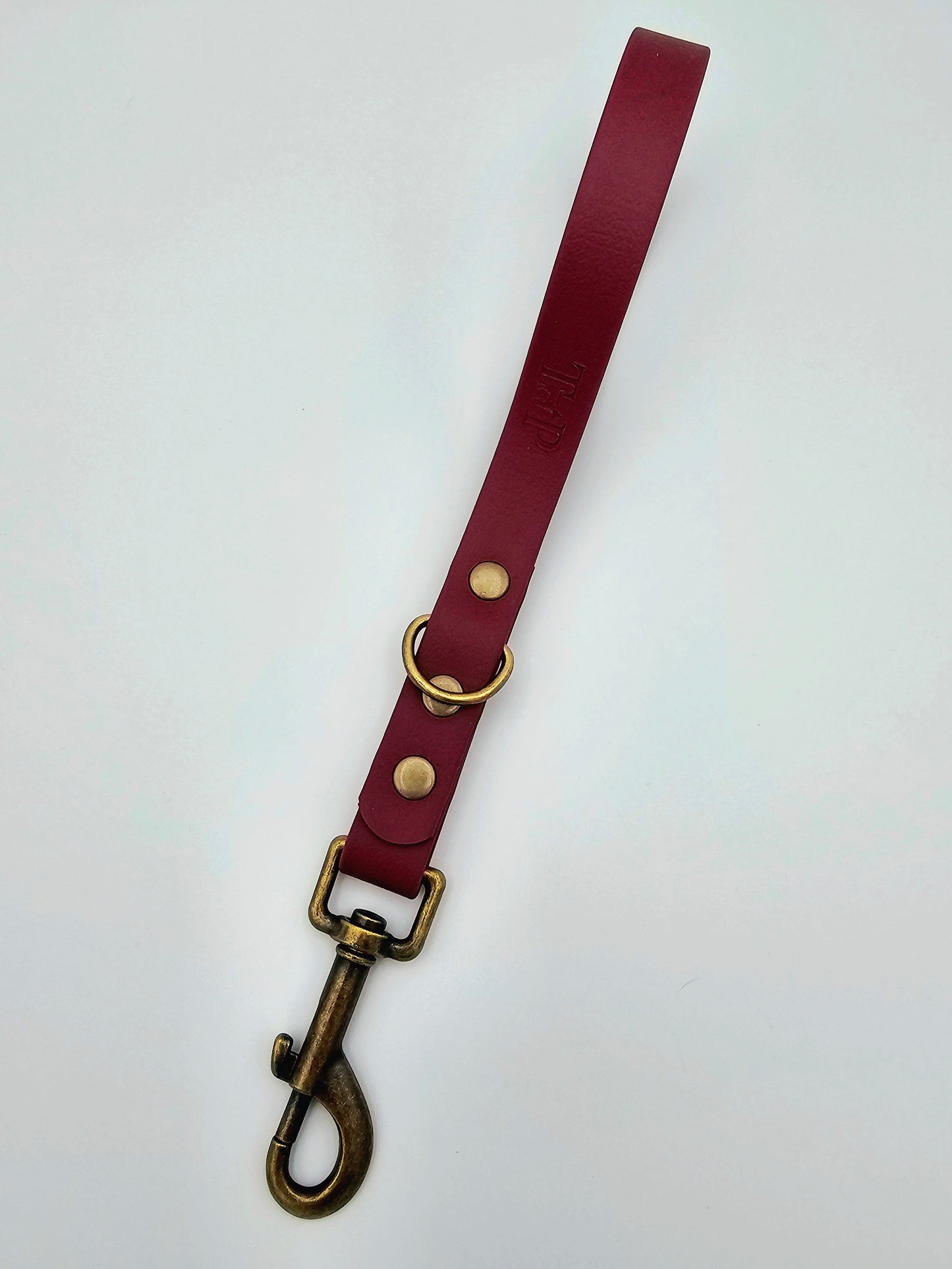 Burgundy - Waterproof BioThane® Traffic Handle – Dog Traffic Leash
