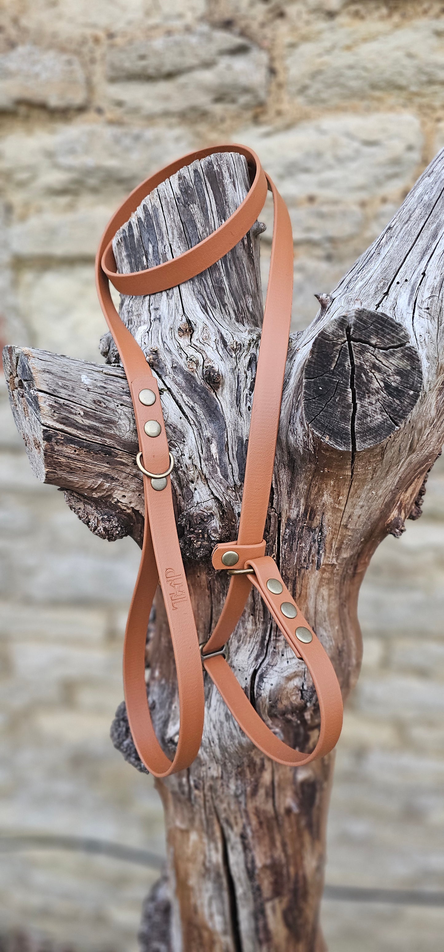 Tan - Waterproof BioThane© Dog Slip Lead