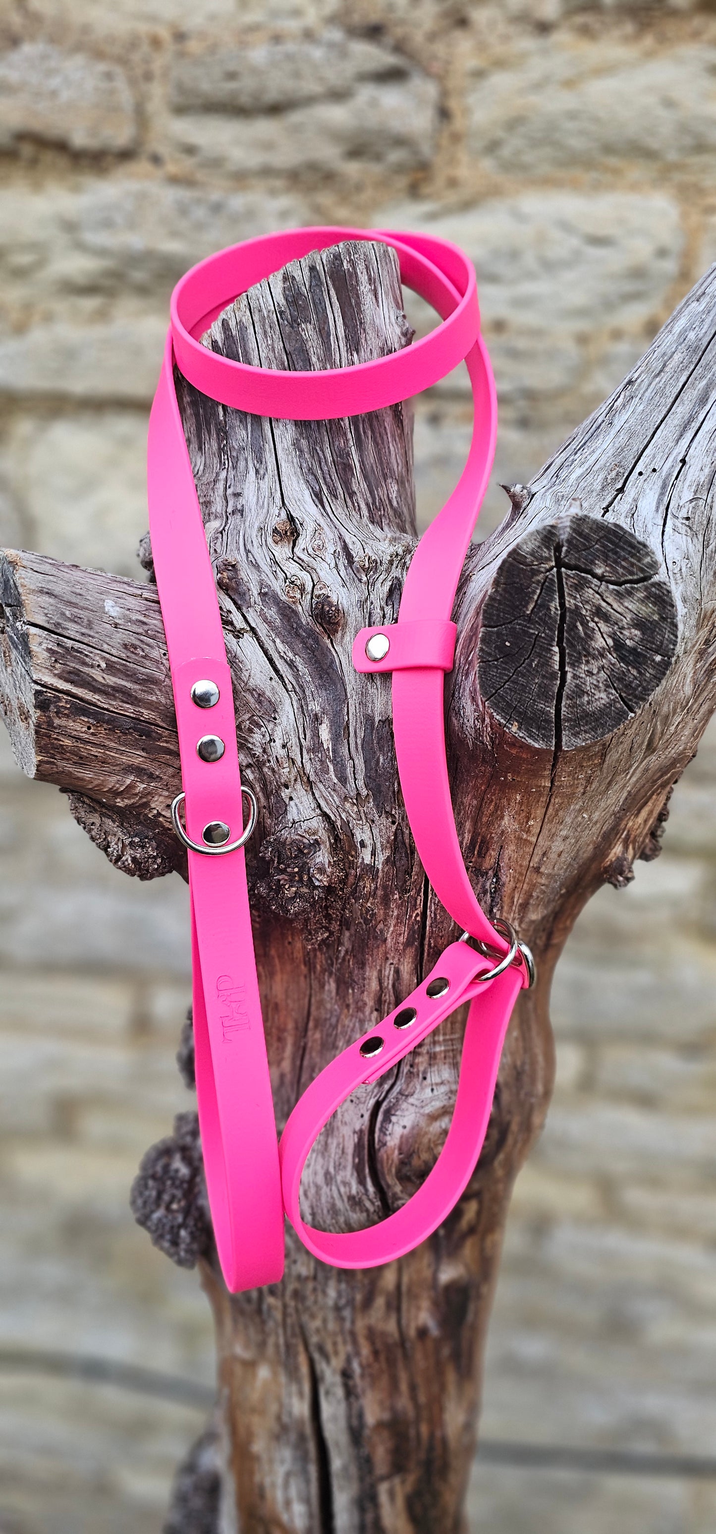 Neon Pink - Waterproof BioThane© Dog Slip Lead