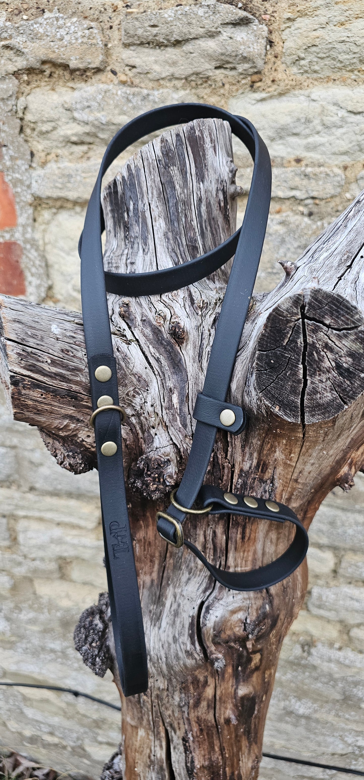 Black - Waterproof BioThane© Dog Slip Lead