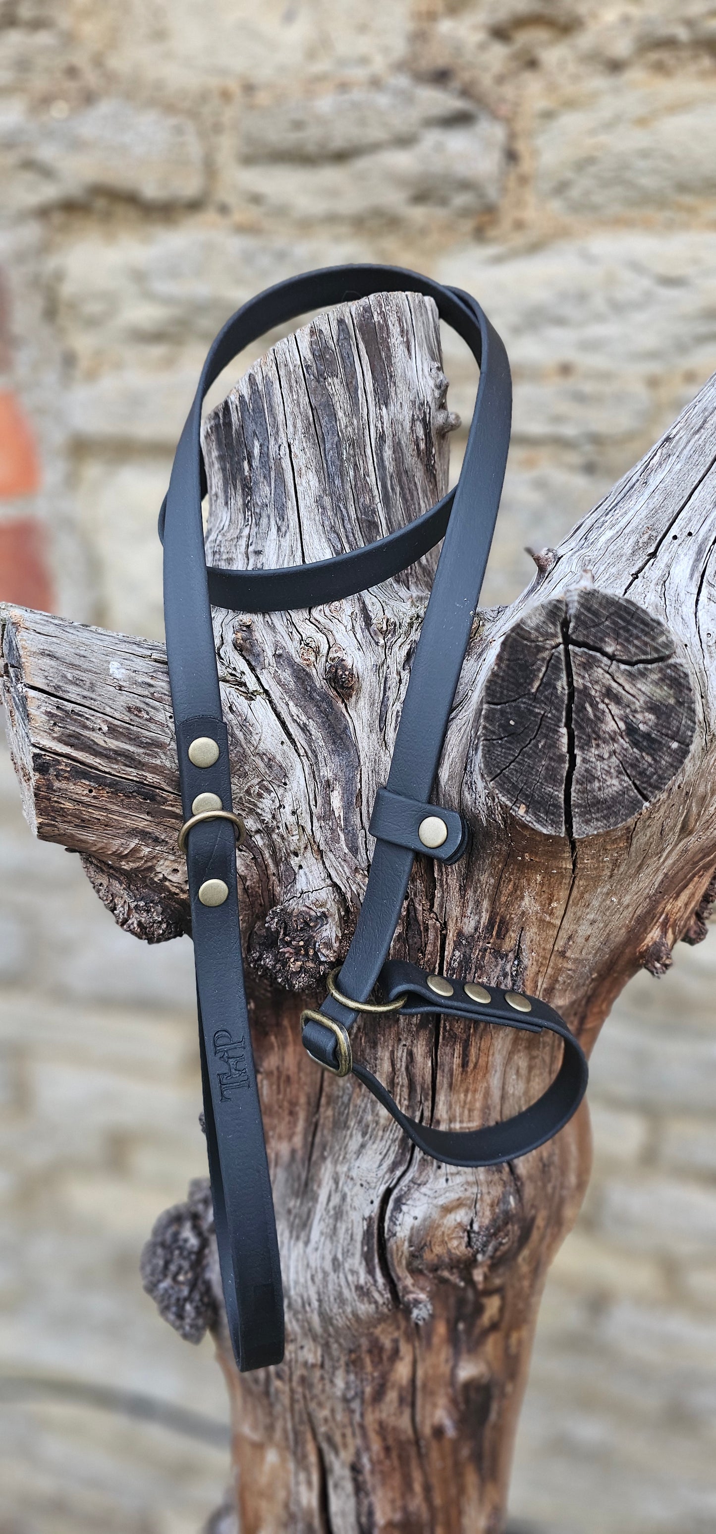 Black - Waterproof BioThane© Dog Slip Lead