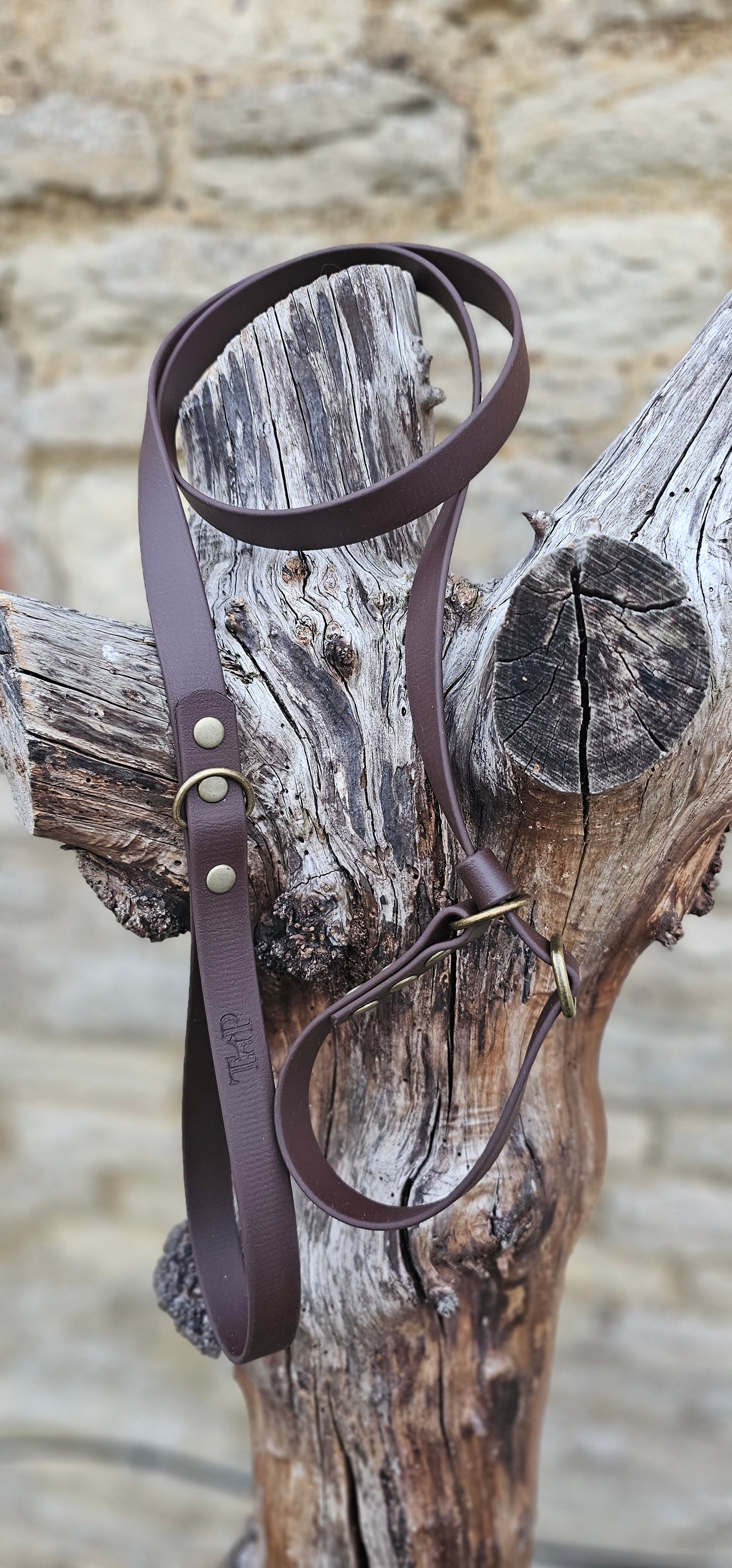Dark Brown - Waterproof BioThane© Dog Slip Lead