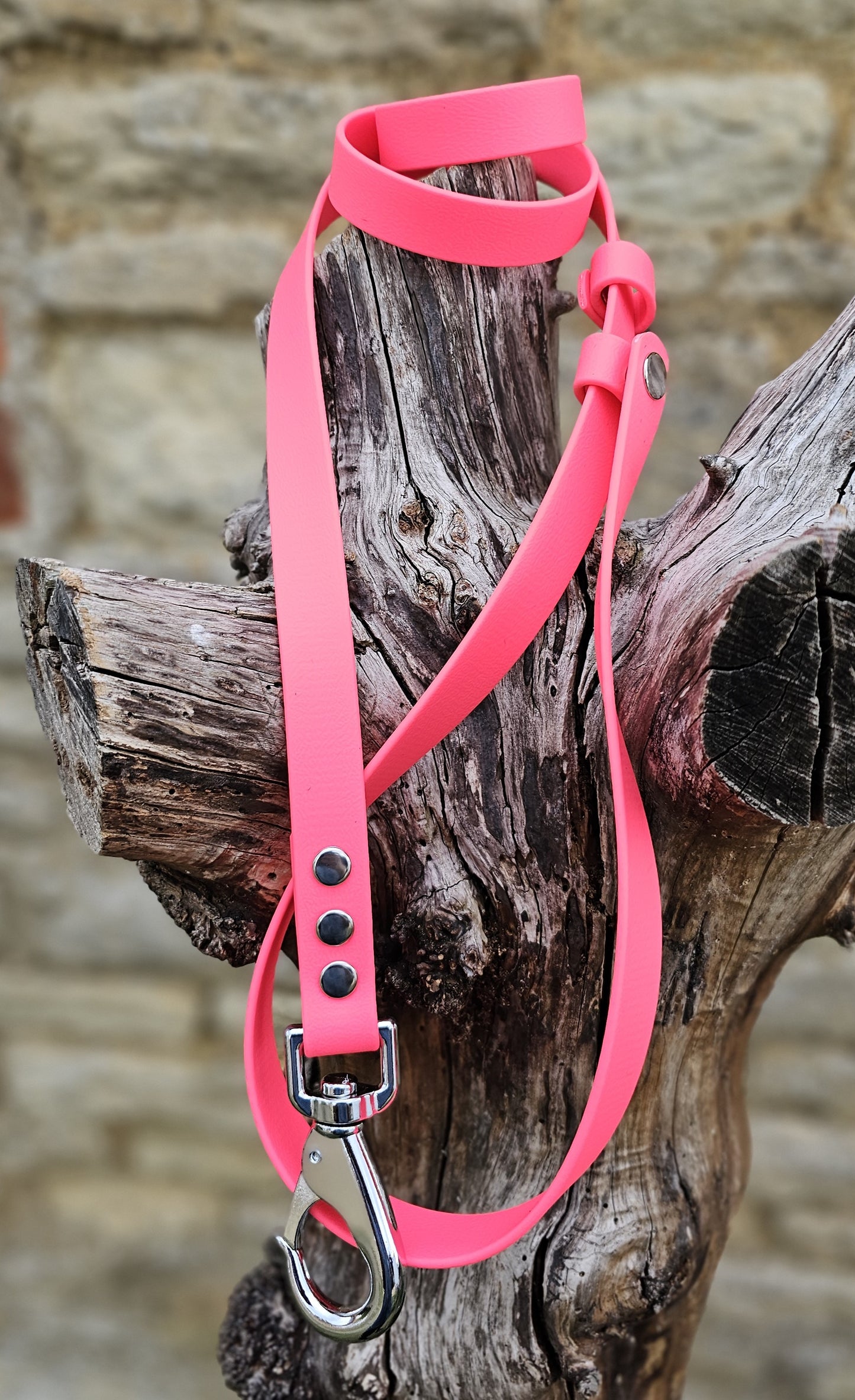 Neon Pink - Waterproof BioThane® Horse break-away Lead Lines