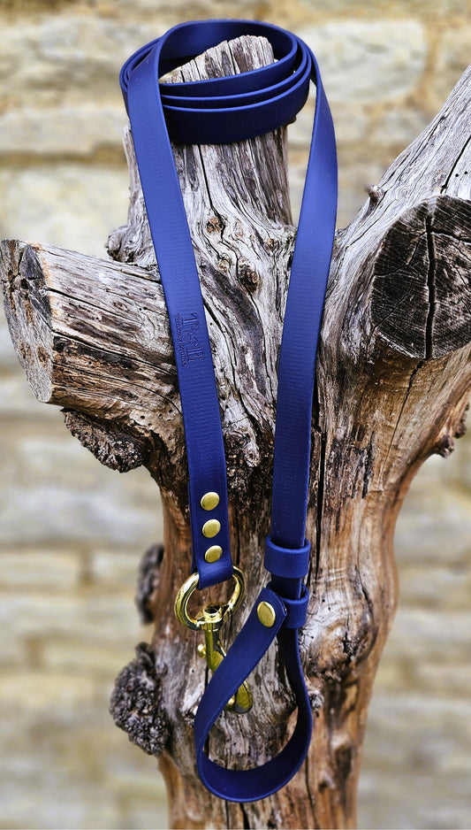 Navy - Waterproof BioThane® Horse break-away Lead Lines