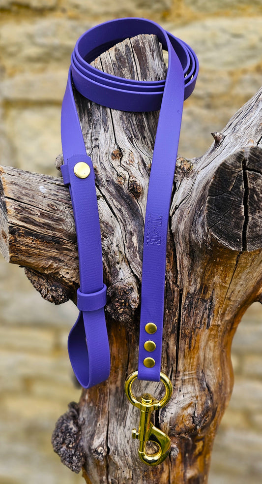 Purple - Waterproof BioThane® Horse break-away Lead Lines