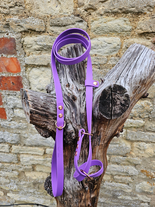 Amethyst - Waterproof BioThane© Dog Figure8 Lead