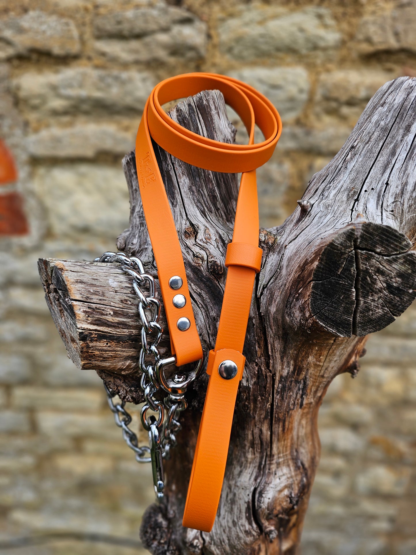 Burnt Orange - Waterproof BioThane® Horse break-away Lead Lines