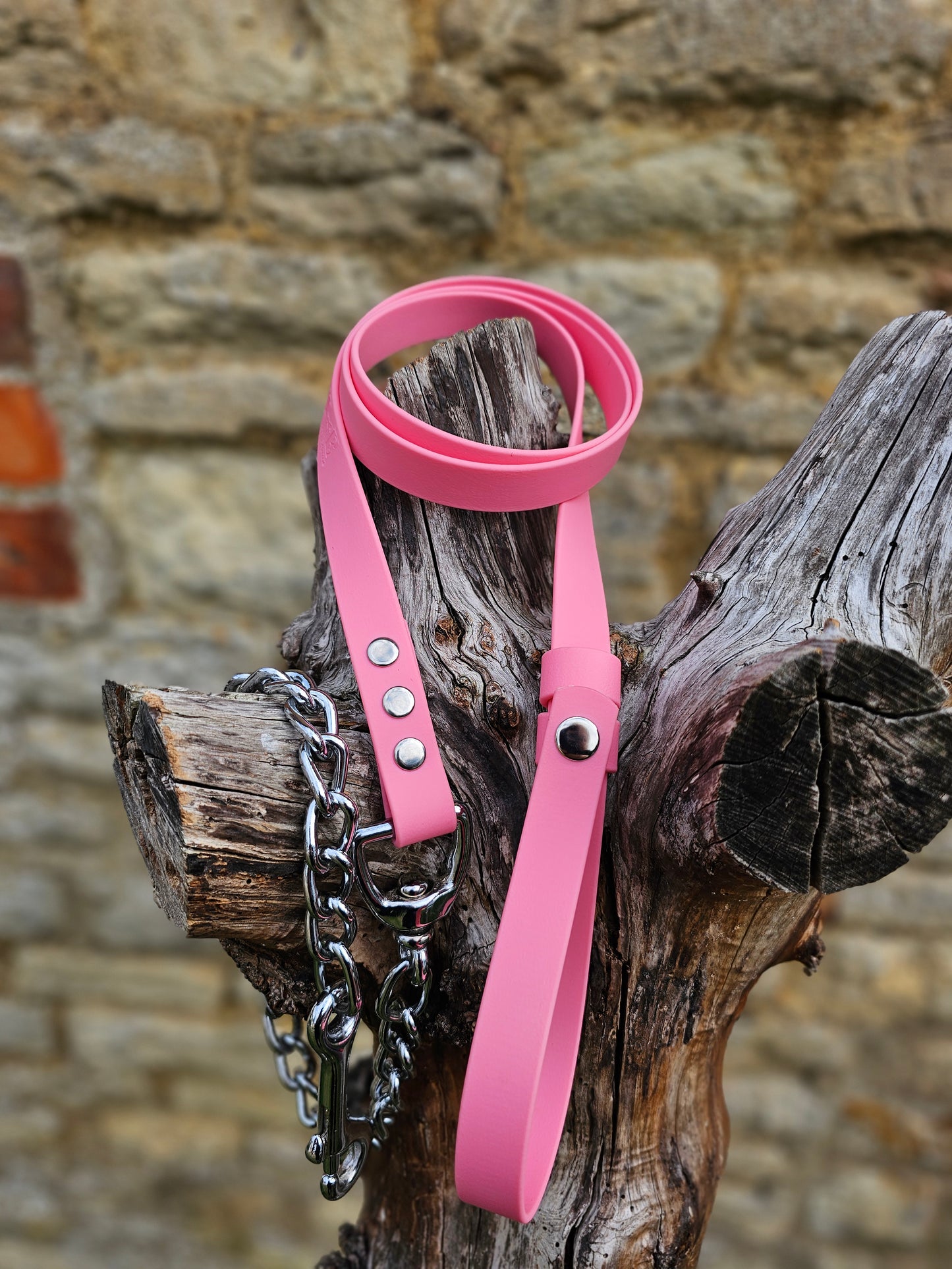 Baby Pink - Waterproof BioThane® Horse break-away Lead Lines
