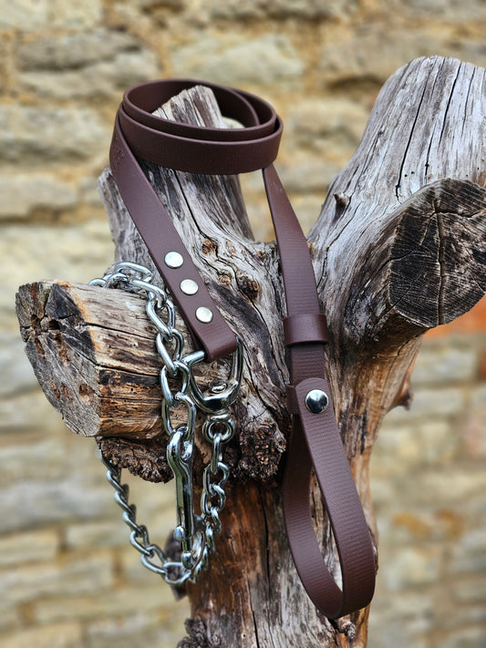 Dark Brown - Waterproof BioThane® Horse break-away Lead Lines
