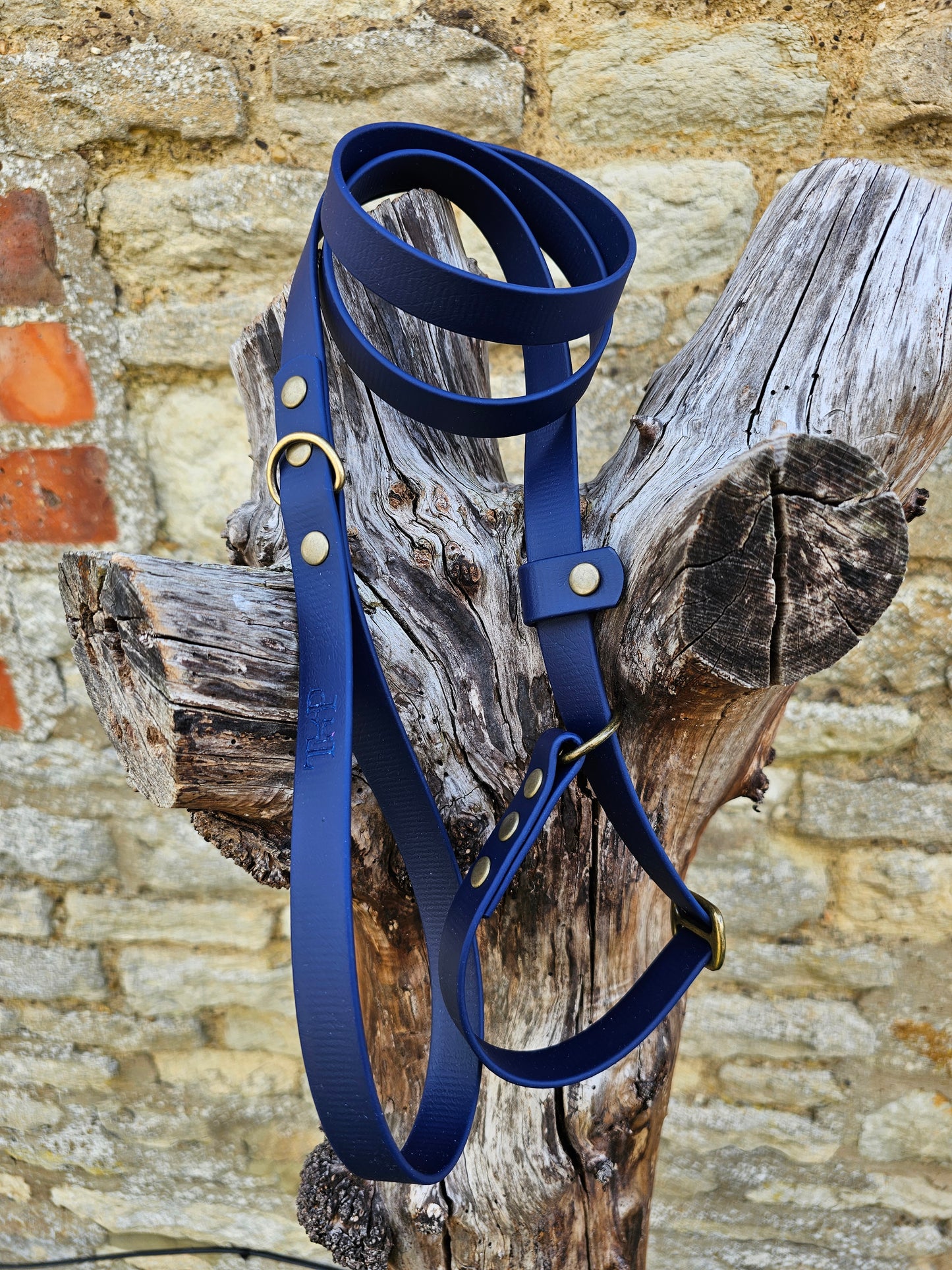 Navy - Waterproof BioThane© Dog Slip Lead