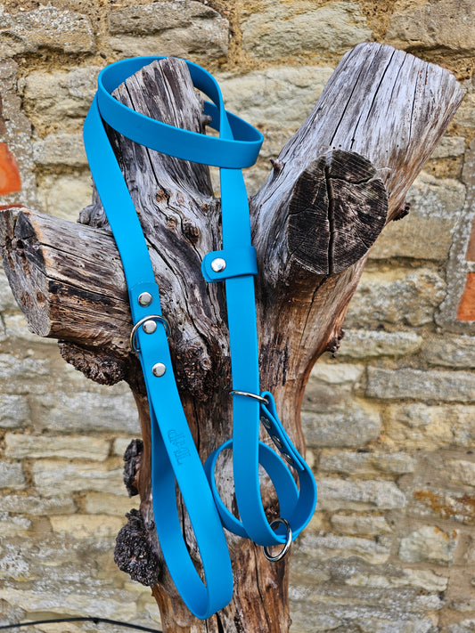 Blue - Waterproof BioThane© Dog Figure8 Lead