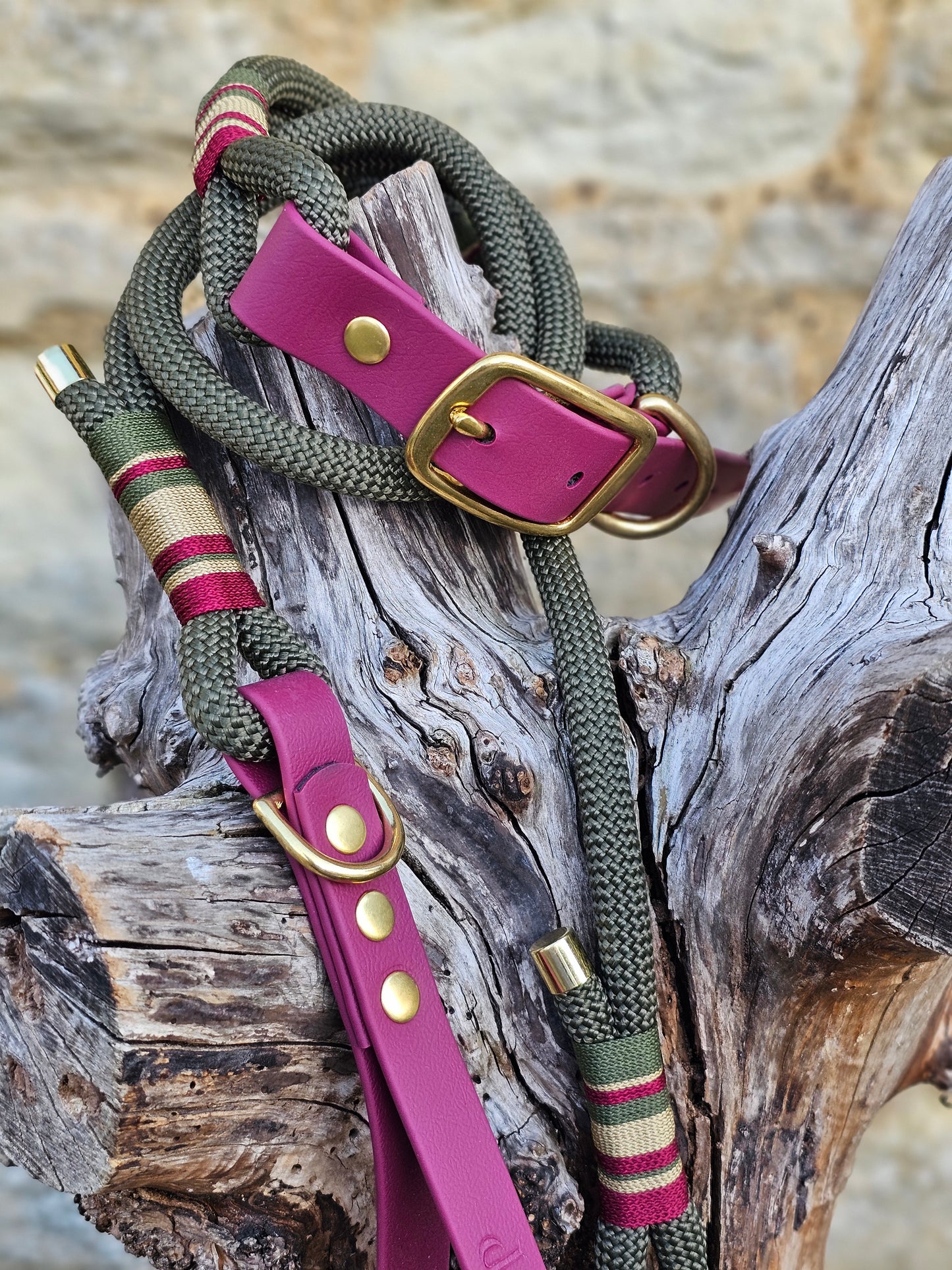 DESIGN YOUR OWN - Premium Rope Collar & Lead Bundle