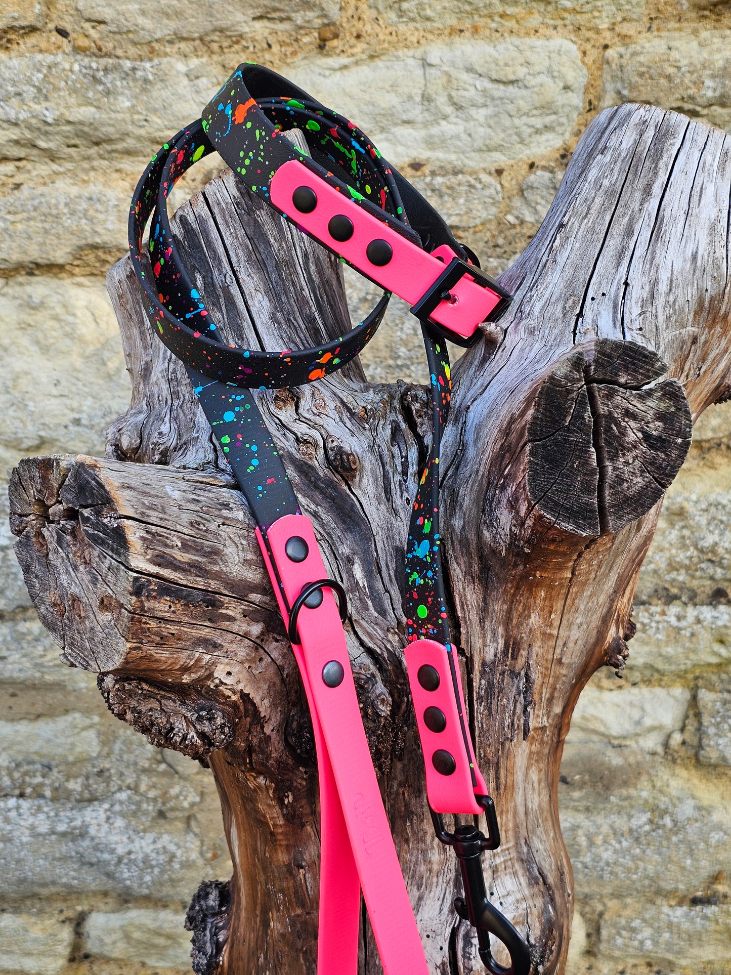 Neon Splatter Bundle - BioThane® 24-piece Bundle