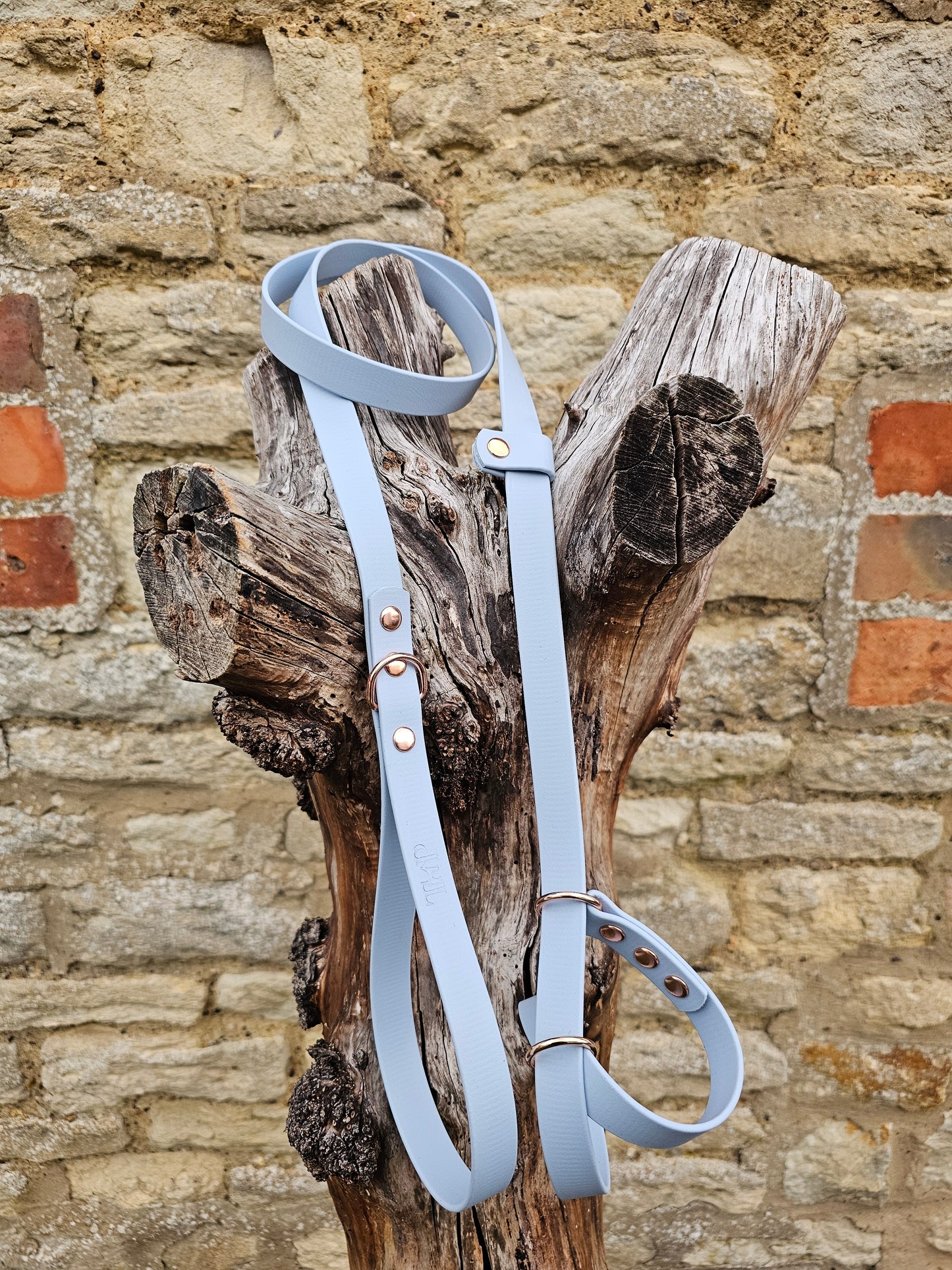 Baby Blue - Waterproof BioThane© Dog Figure8 Lead