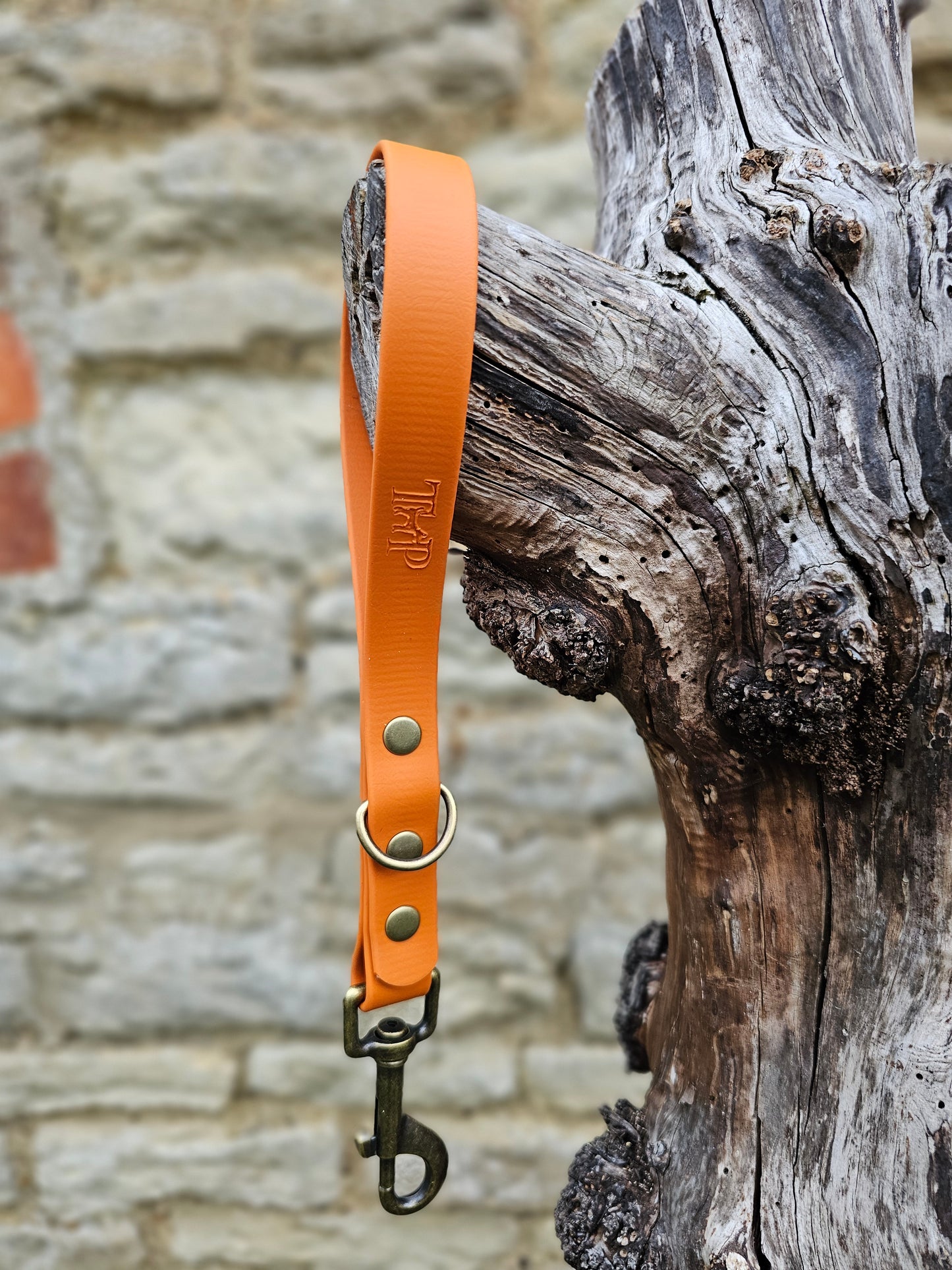Burnt Orange - Waterproof BioThane® Traffic Handle – Dog Traffic Leash