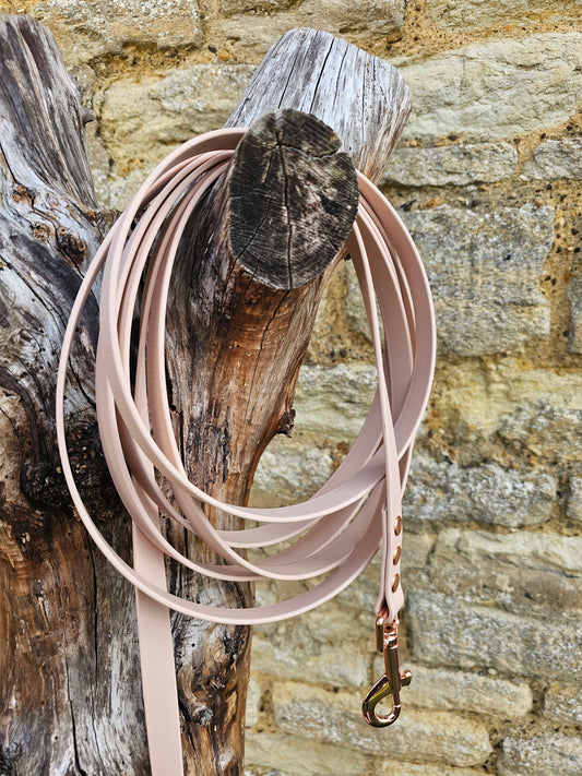 Powder Pearl - Waterproof BioThane® Dog Long Line Lead