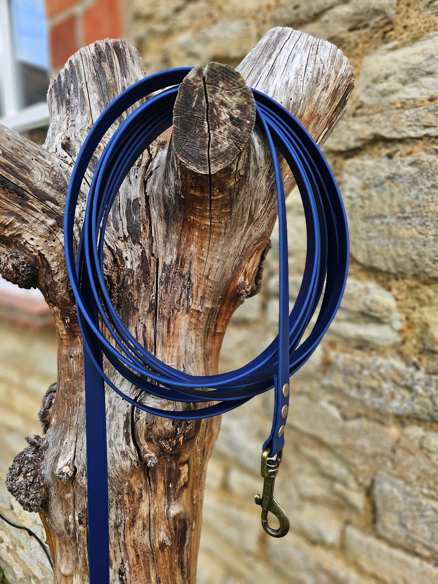 Navy - Waterproof BioThane® Dog Long Line Lead