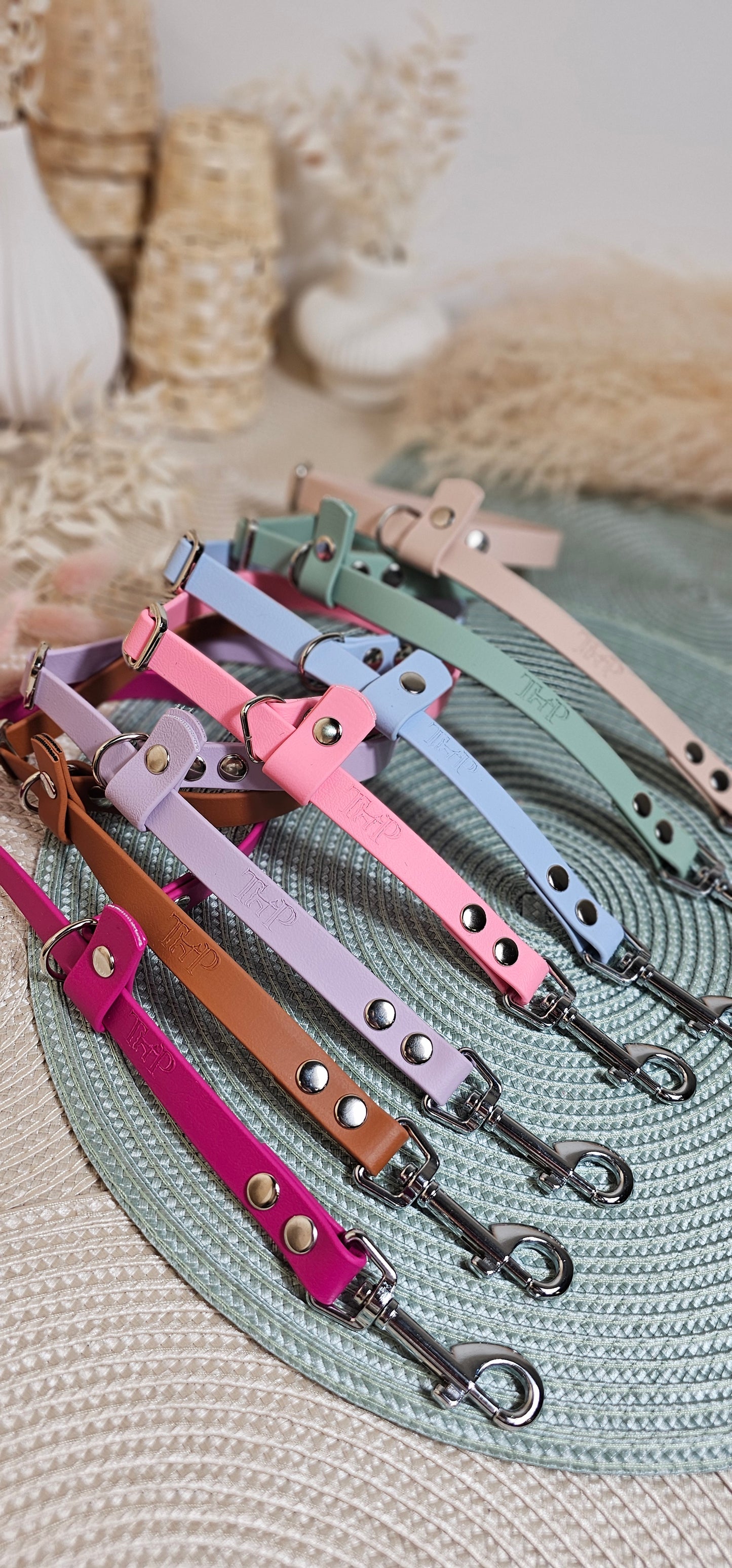 Waterproof BioThane Dog Grooming Collar / Neck Strap